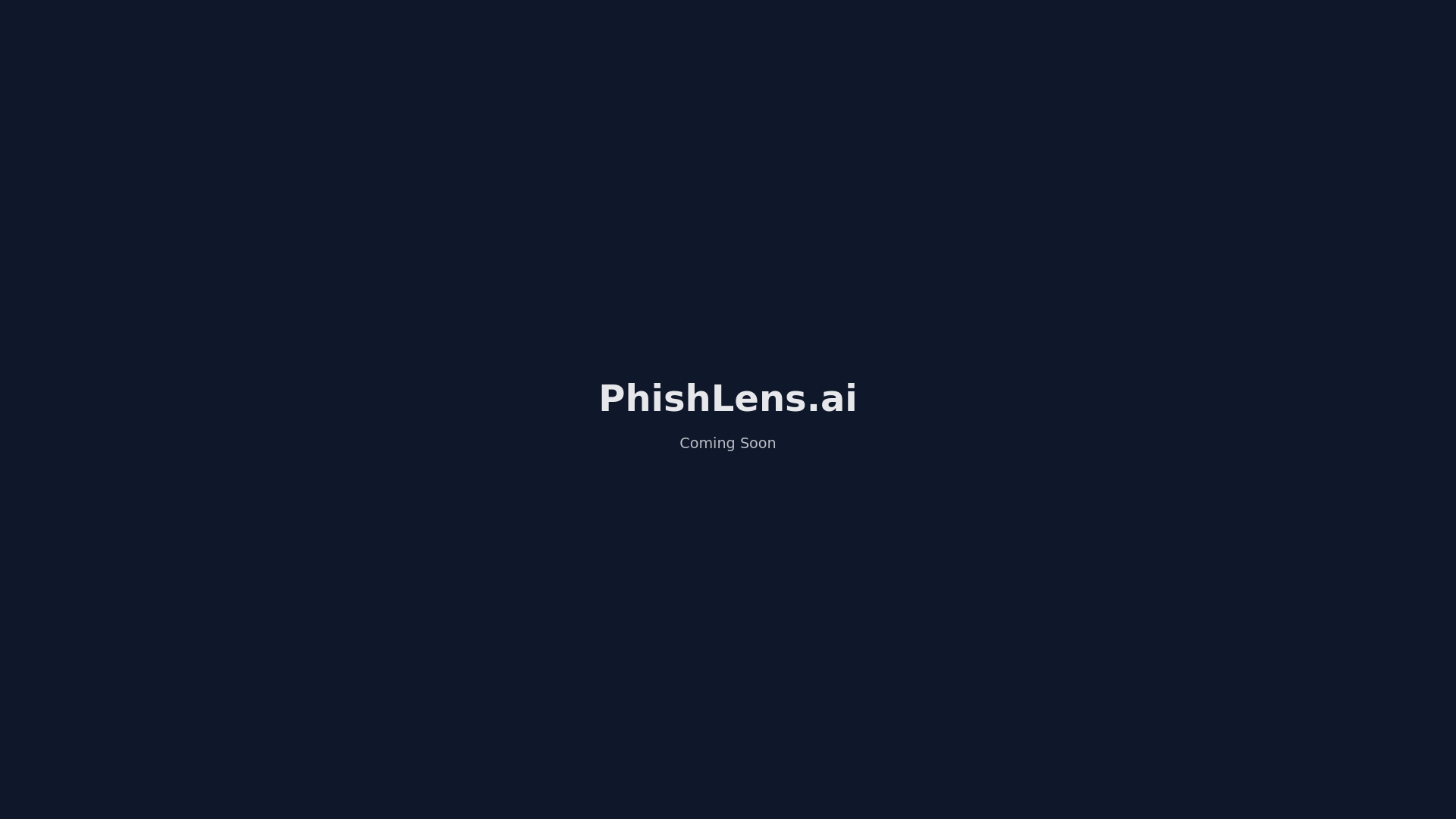 website screenshot of https://phishlens.ai/