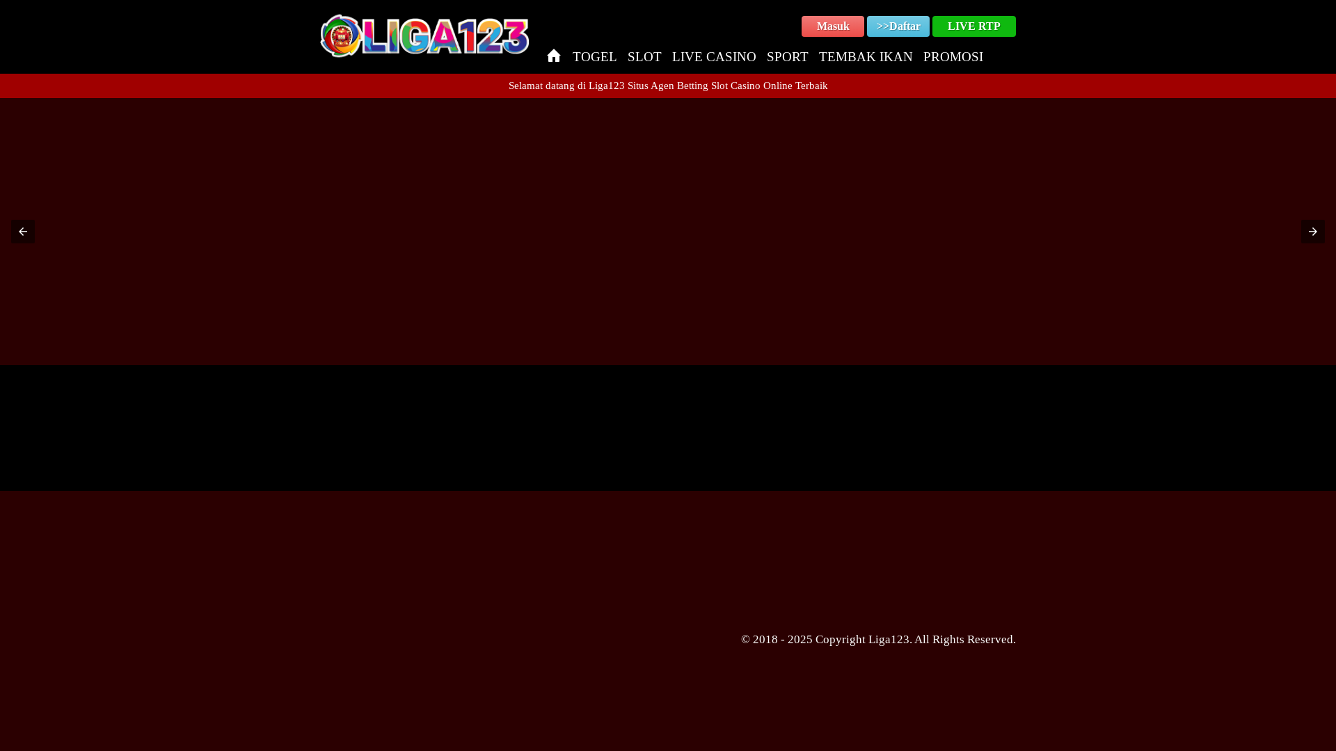 website screenshot of https://liga123event.pages.dev/