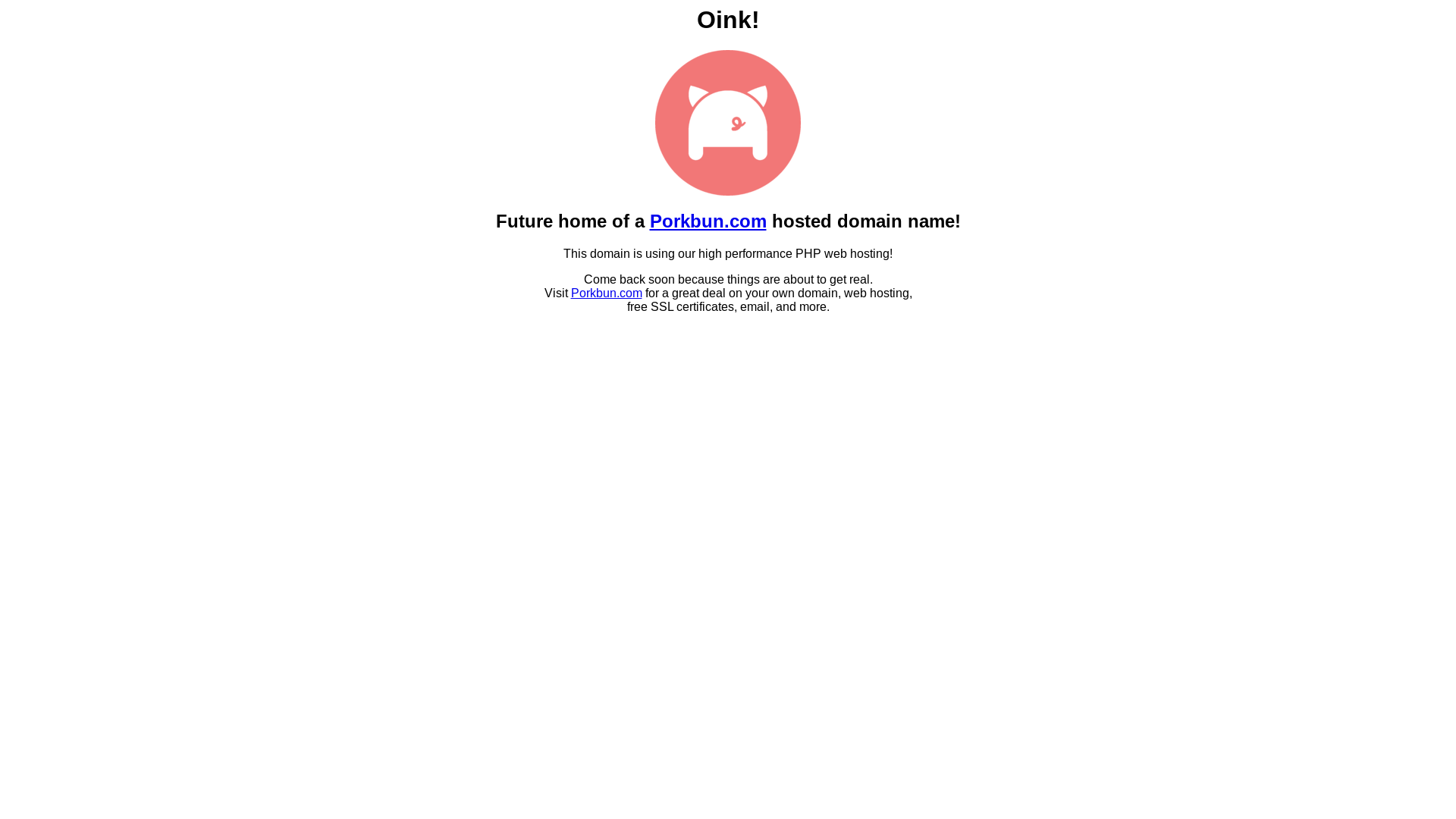 website screenshot of https://larritatestdomain.club/