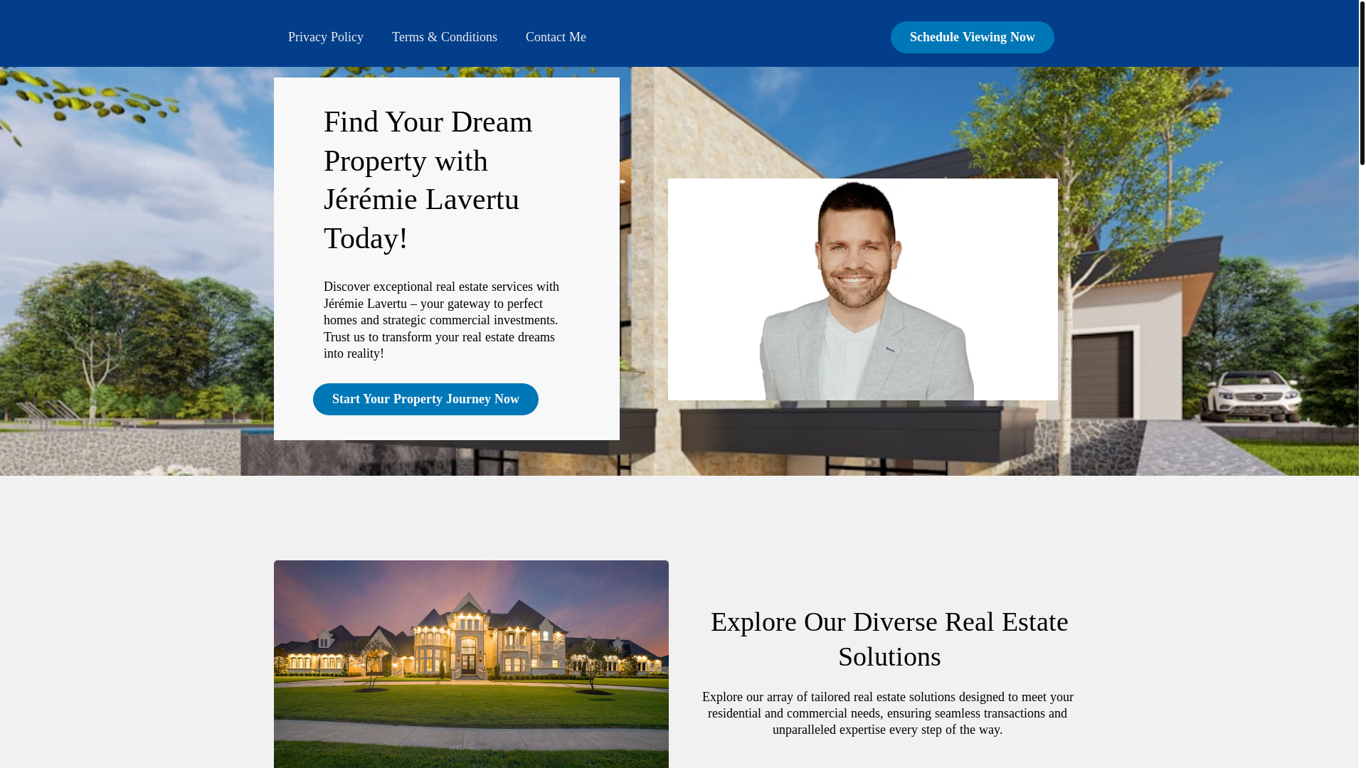 website screenshot of https://jeremielaverturealtor.com/
