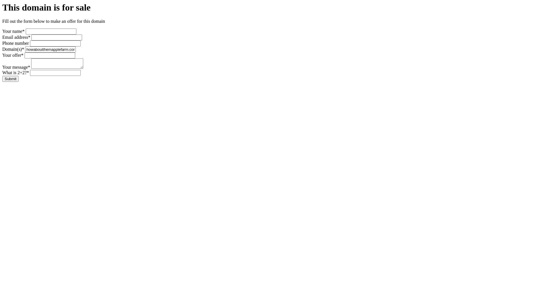 website screenshot of https://howaboutthemapplefarm.com/