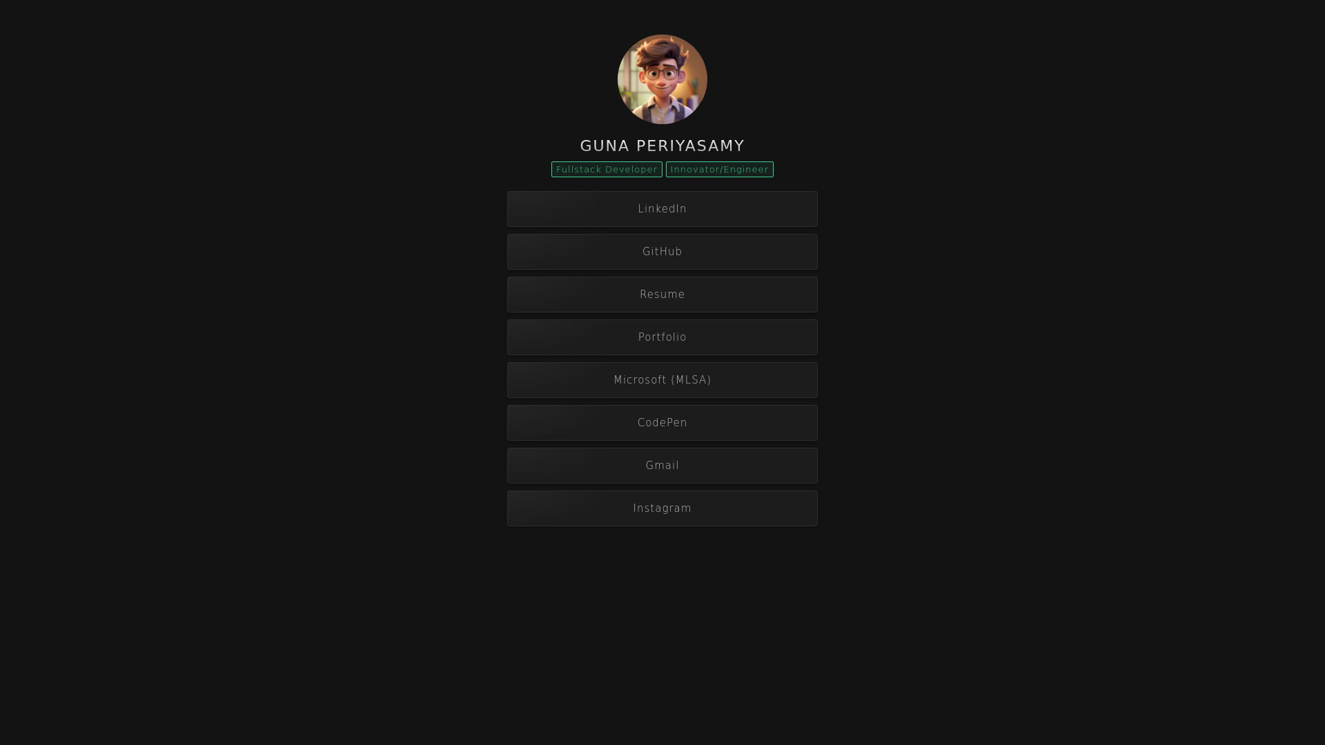 website screenshot of https://gunalinks.pages.dev/