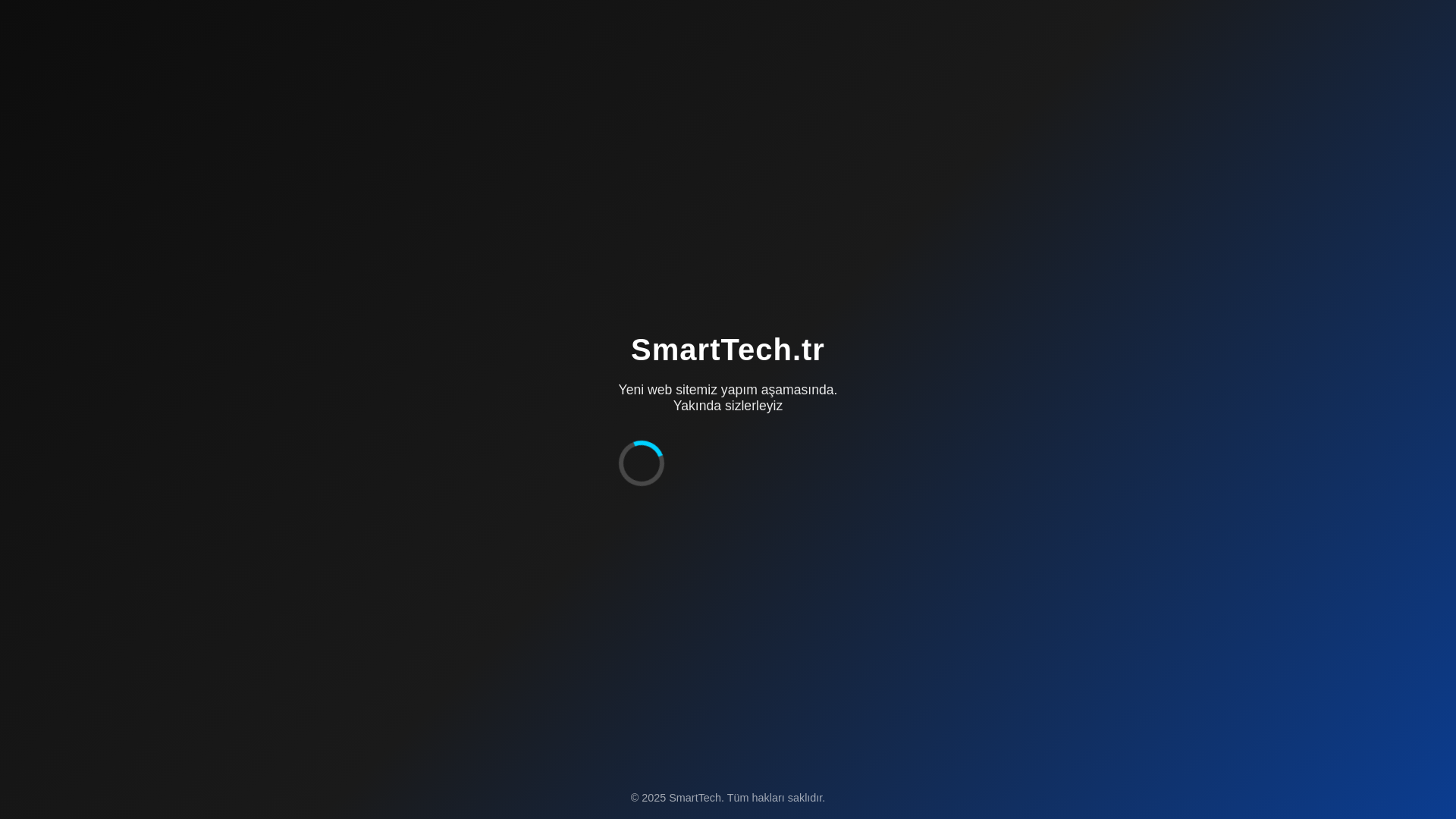 website screenshot of https://smartadvanced.tr/