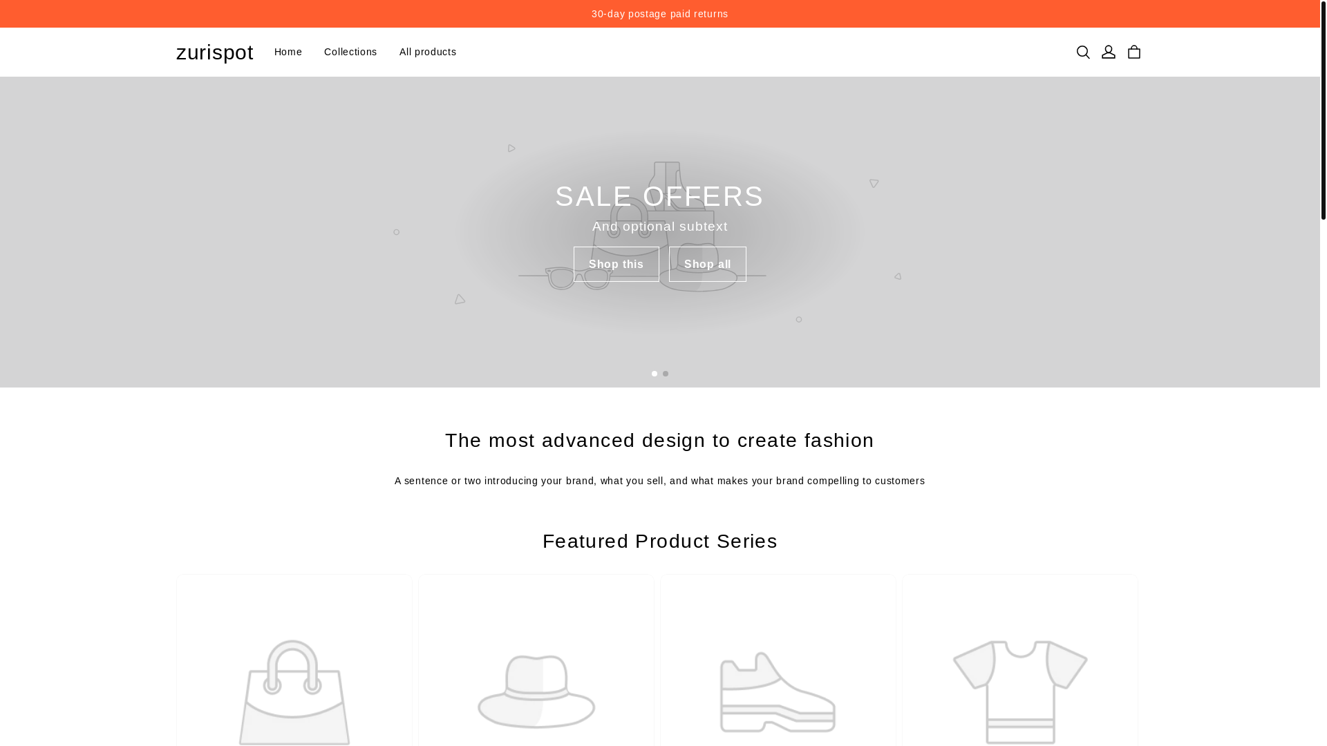 website screenshot of https://zurispot.com/