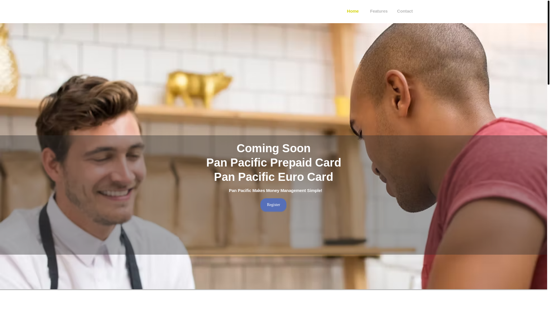 website screenshot of https://panpacificprepaidcard.ca/