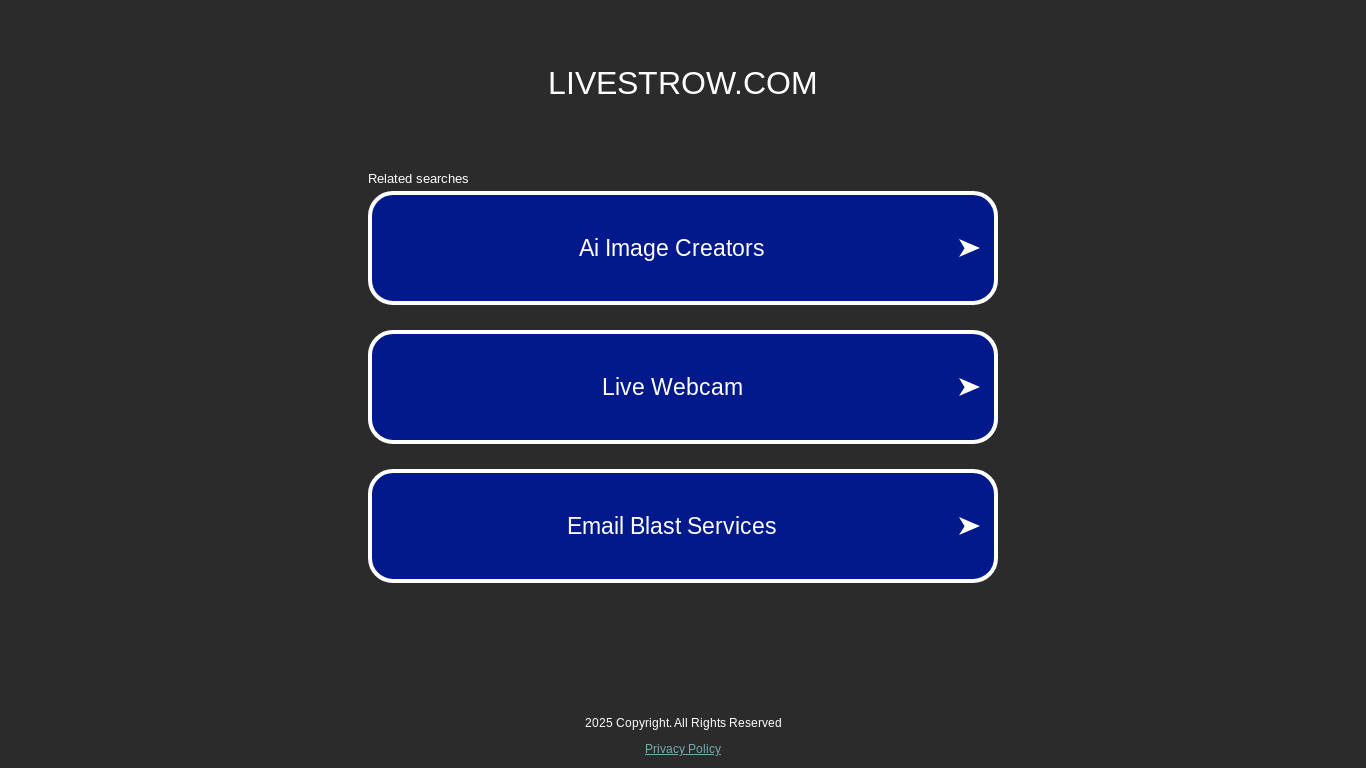 website screenshot of https://livestrow.com/