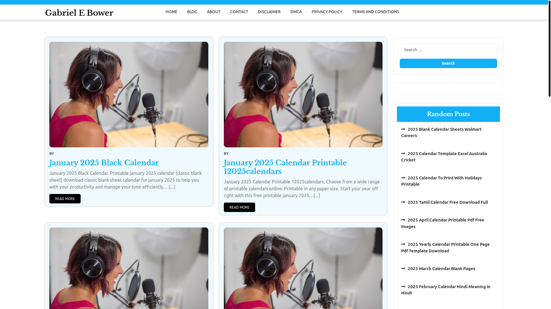 website screenshot of https://gabrielebower.pages.dev/