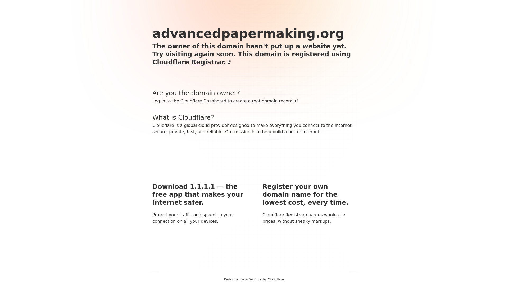 website screenshot of https://advancedpapermaking.org/