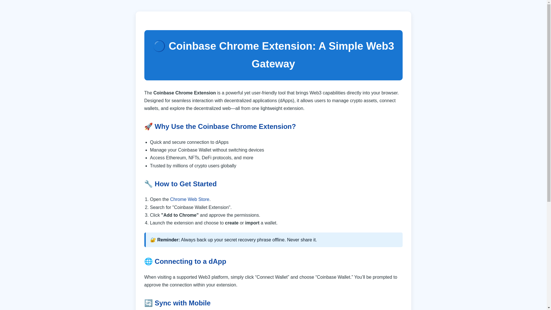 website screenshot of https://chrome-coinbase-com.pages.dev/