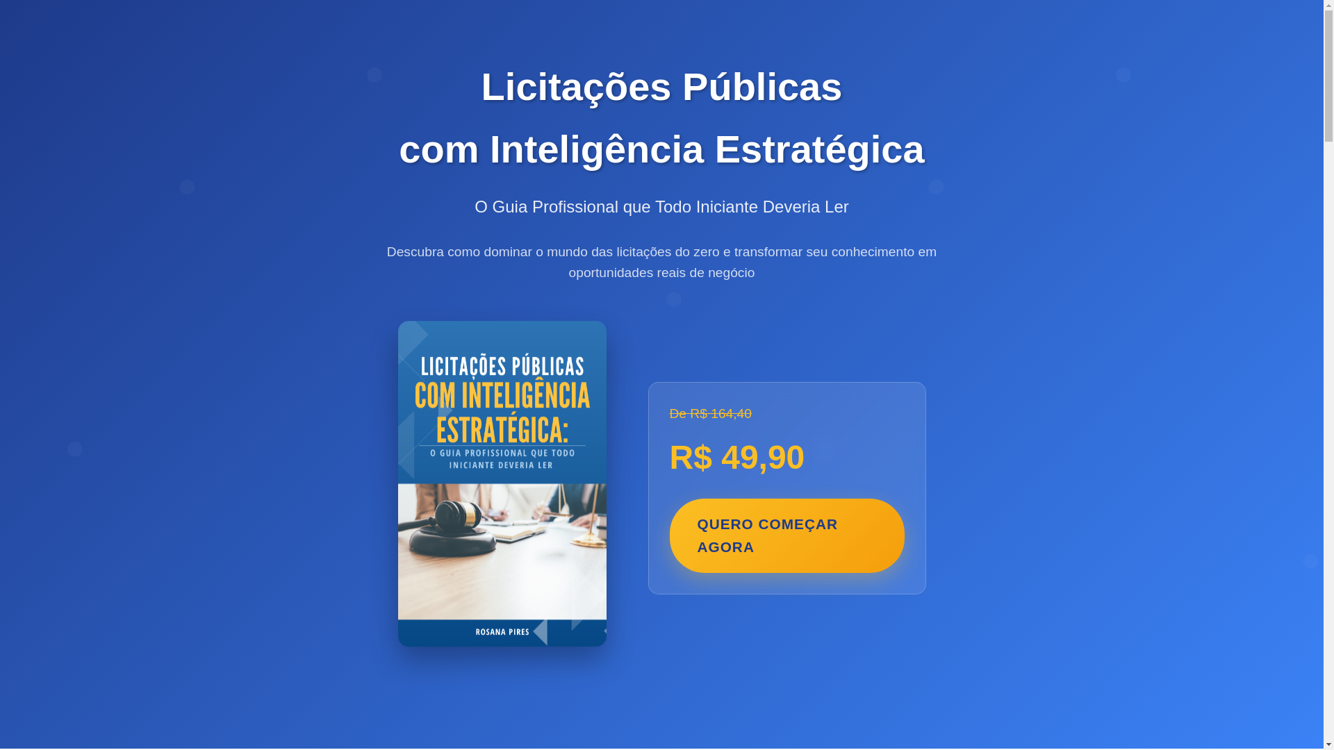 website screenshot of https://licitacomrosana.online/