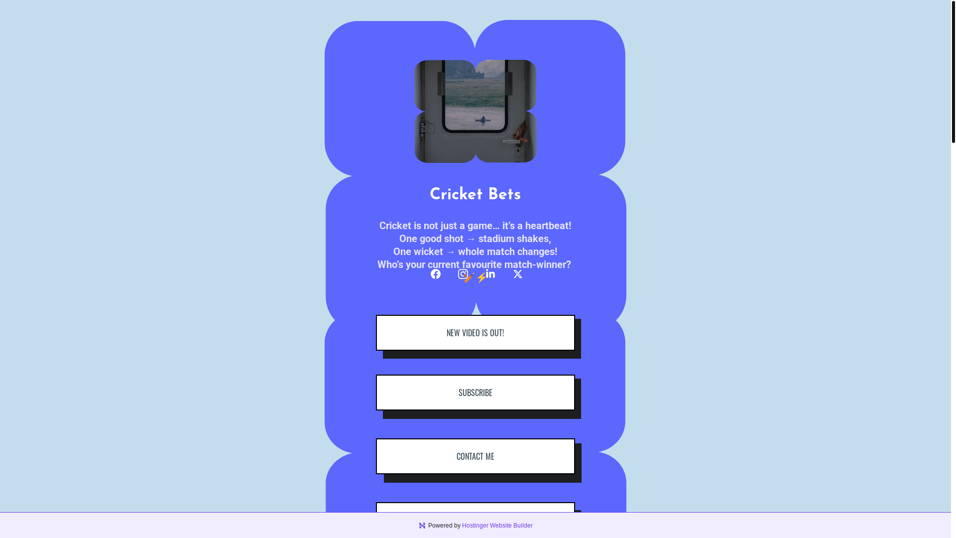 website screenshot of https://cricketbat.sbs/