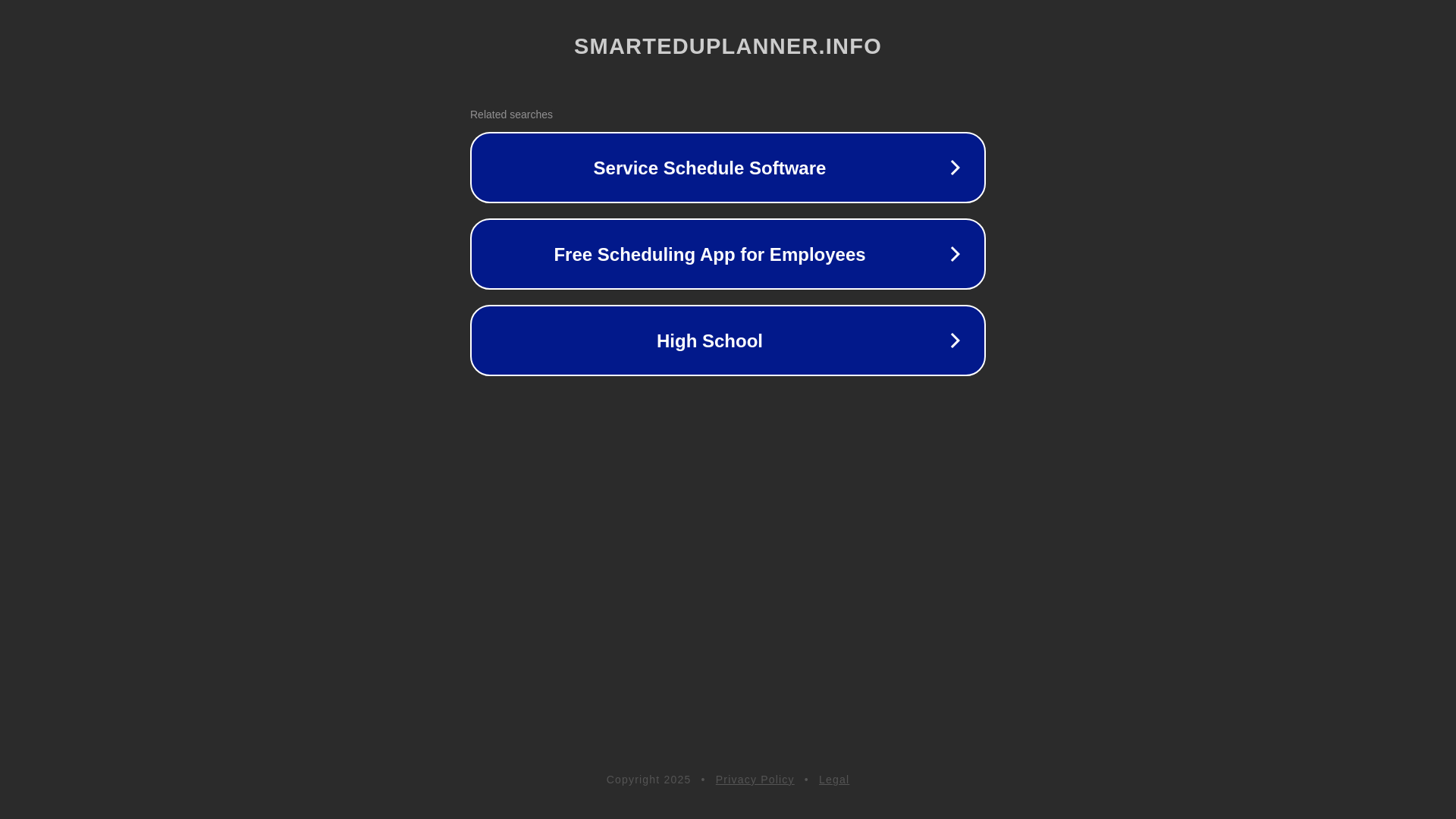 website screenshot of https://smarteduplanner.info/