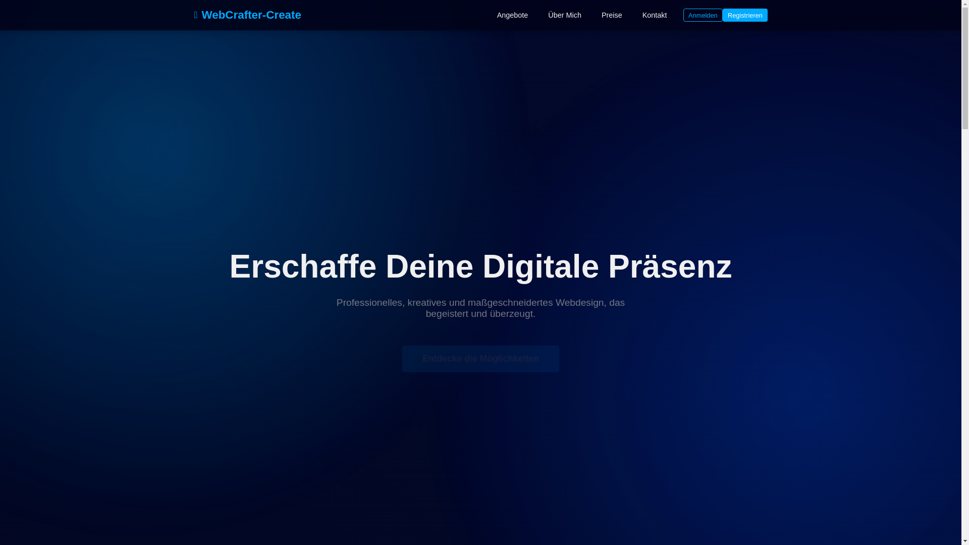 website screenshot of https://webcrafter-create.pages.dev/