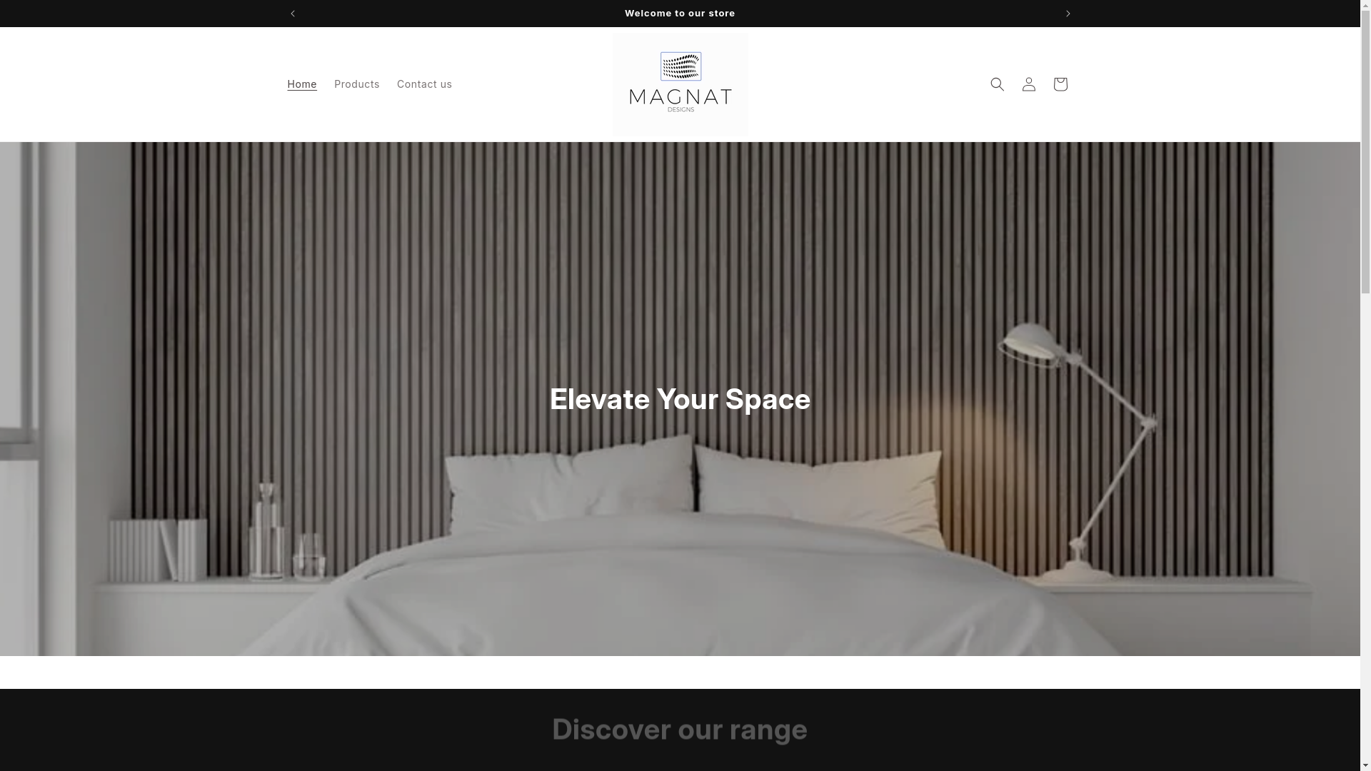 website screenshot of https://magnatdesigns.co.za/