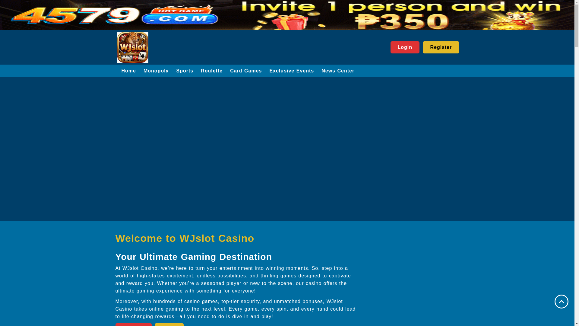 website screenshot of https://wjslotclub.com/