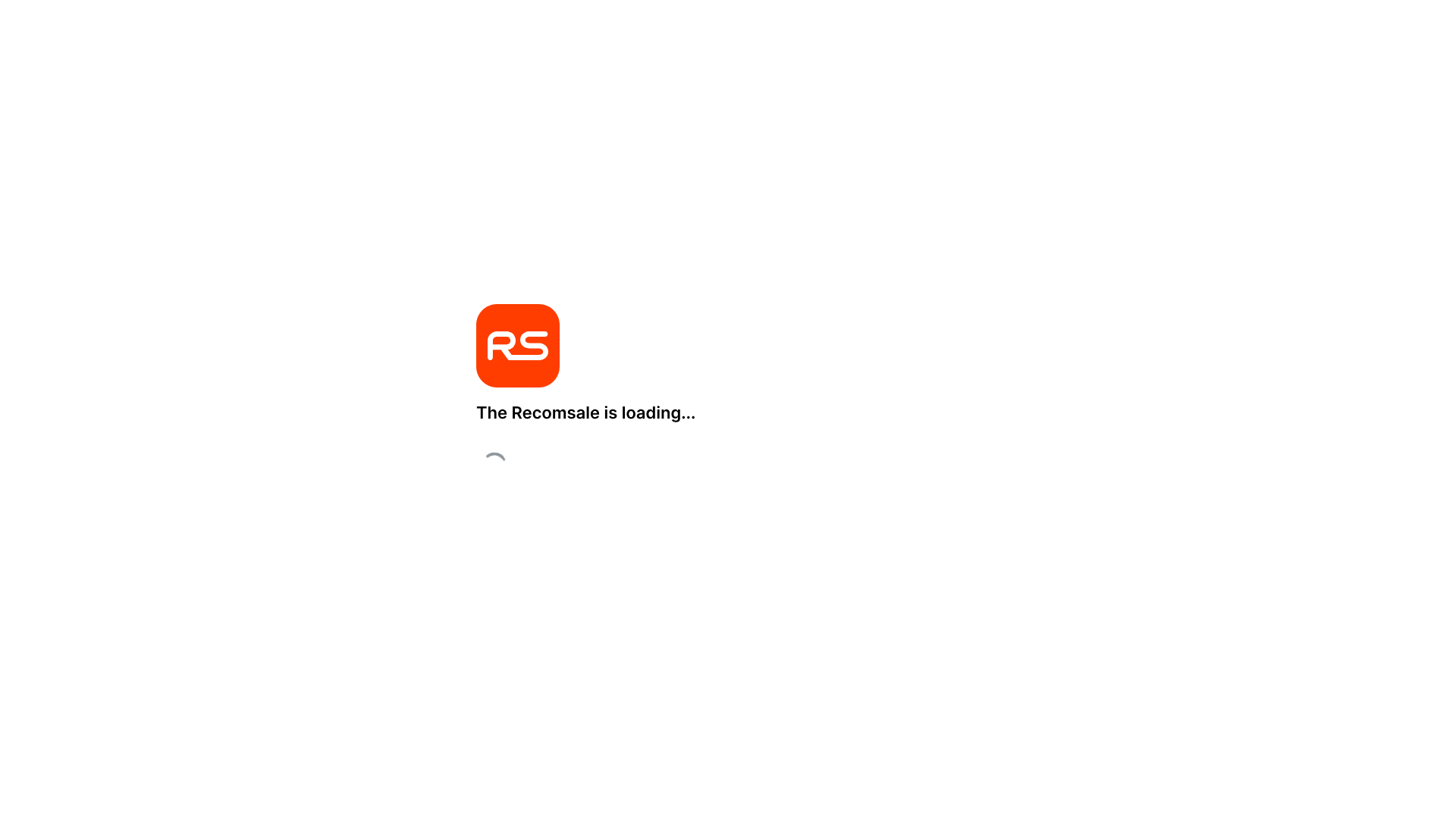 website screenshot of https://recomsale-merchant-test.pages.dev/