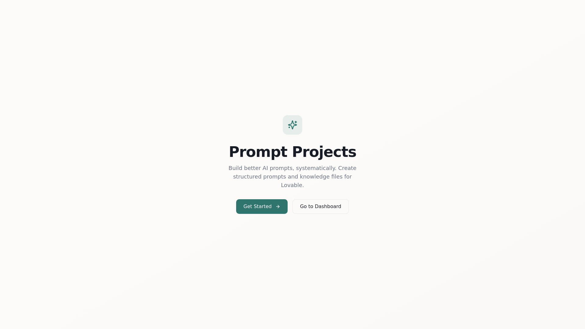 website screenshot of https://promptpm.org/