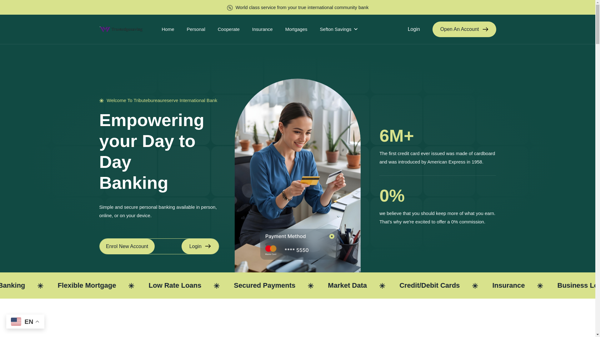 website screenshot of https://tributebureaureserve.live/