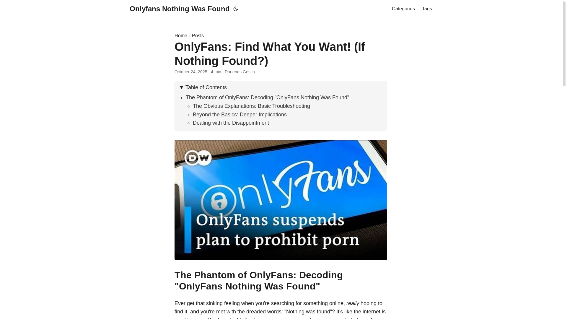 website screenshot of https://onlyfans-nothing-was-found.pages.dev/