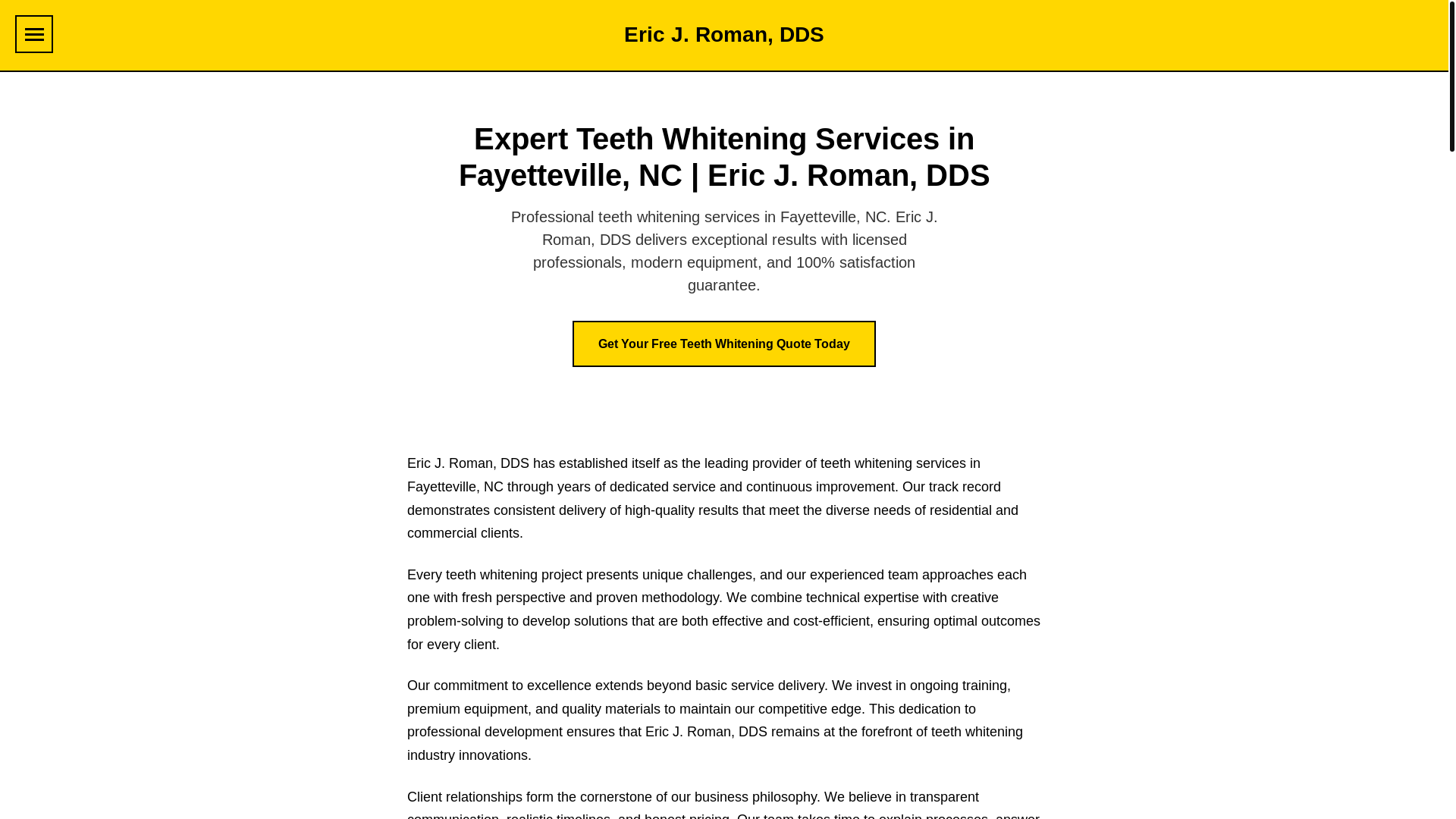 website screenshot of https://eric-j-roman-dds-cd539.pages.dev/