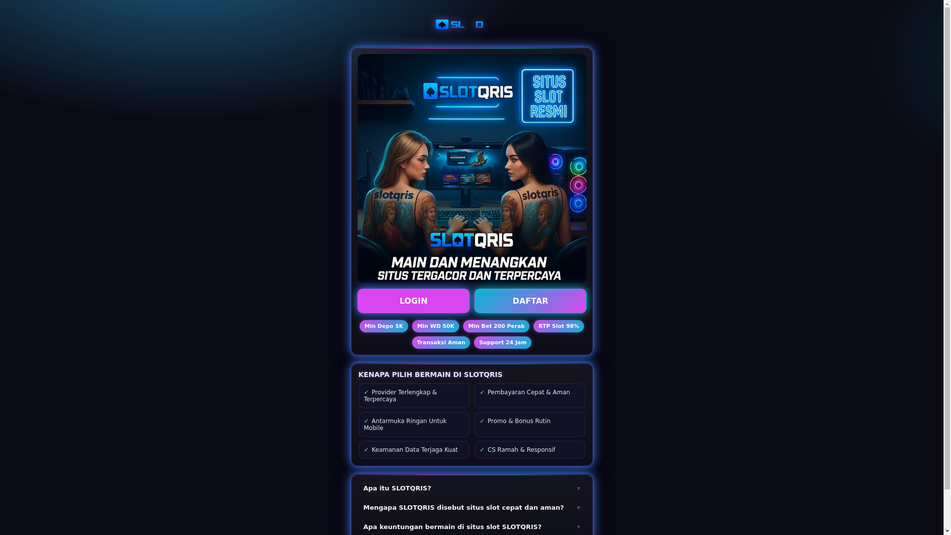 website screenshot of https://jasaseo-slotqris.pages.dev/