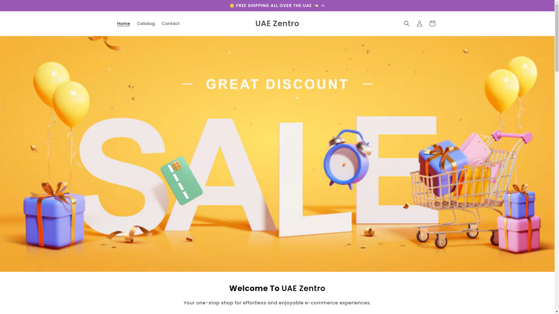 website screenshot of https://uaezentro.com/