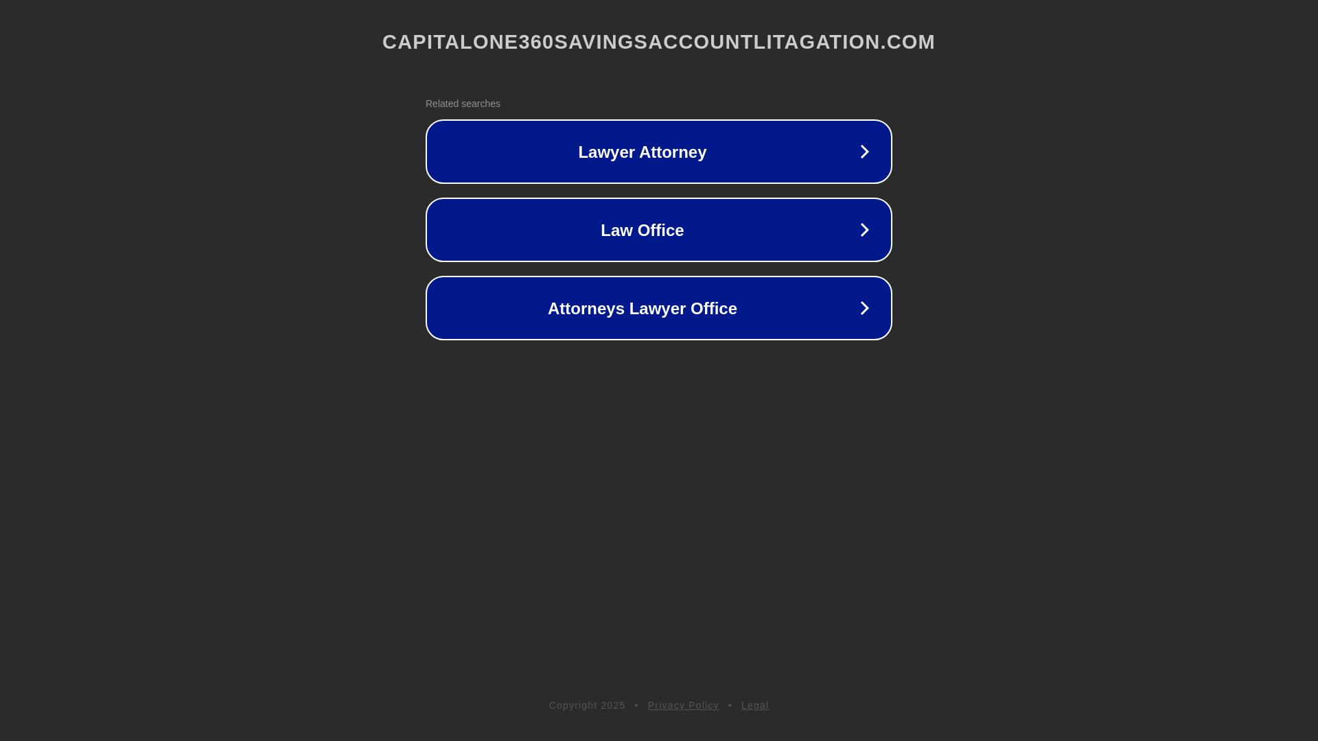 website screenshot of https://capitalone360savingsaccountlitagation.com/