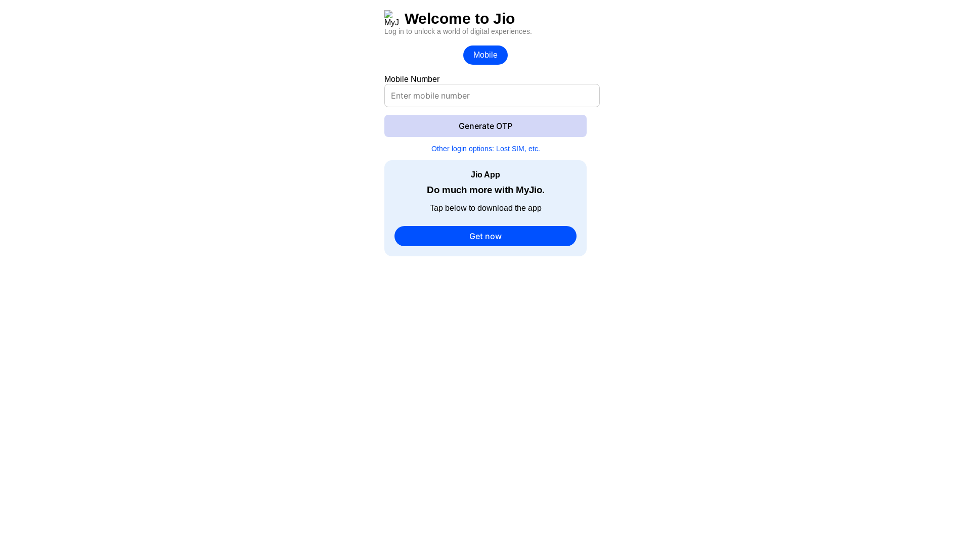 website screenshot of https://securejioconnection.pages.dev/