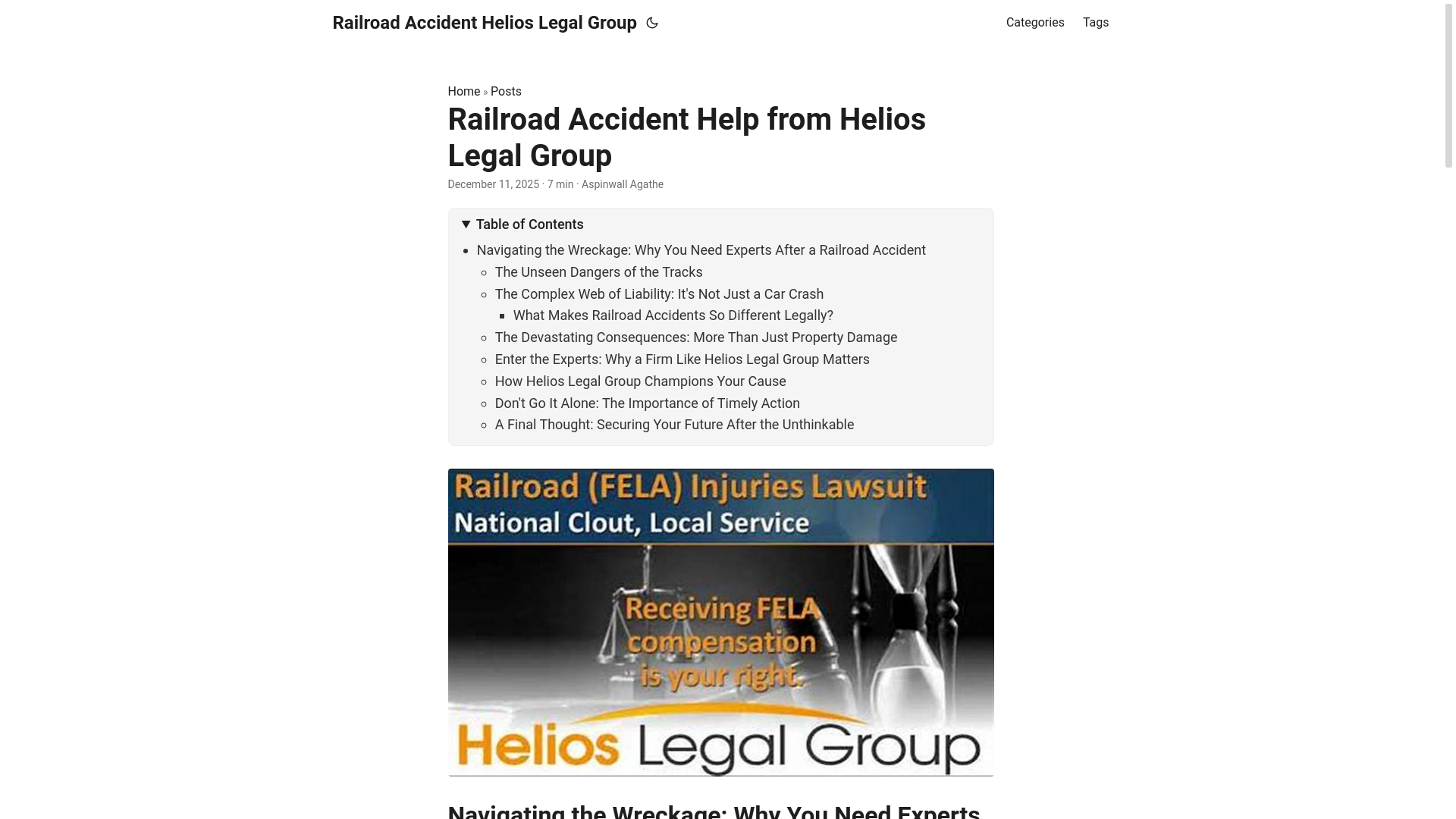 website screenshot of https://railroadaccidenthelioslegalgroup3.pages.dev/