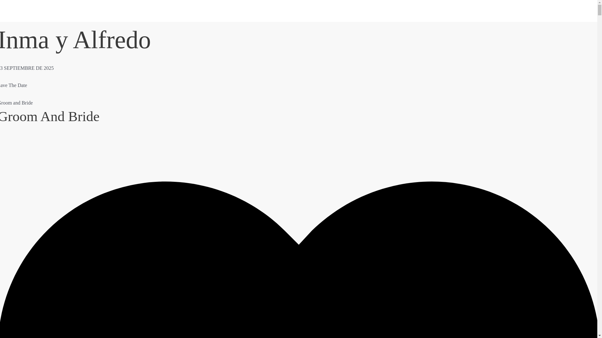 website screenshot of https://bodainmayalfredo.es/
