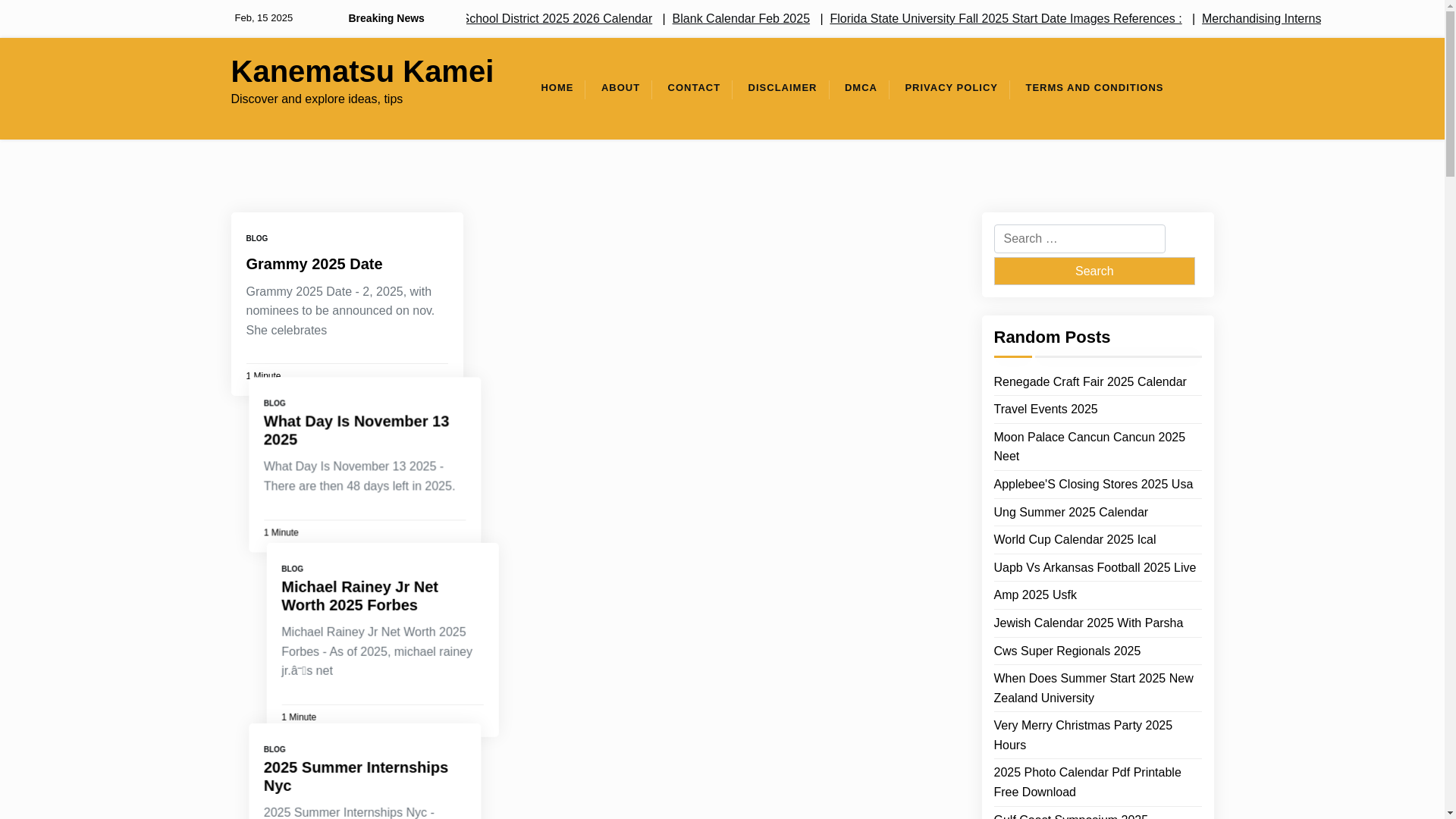 website screenshot of https://kanematsukamei.pages.dev/