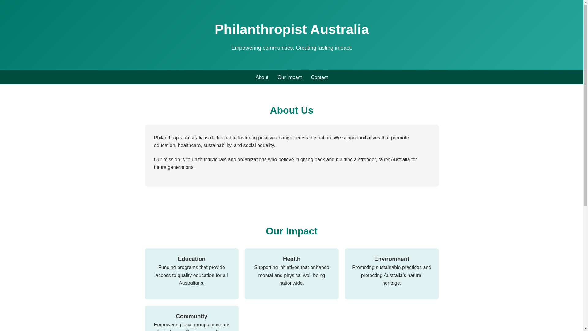website screenshot of https://phil-australia.com/
