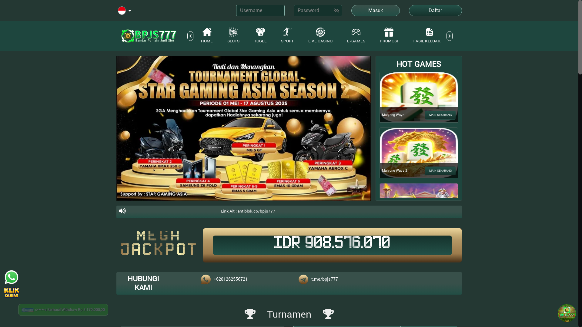 website screenshot of https://testclocklink.site/