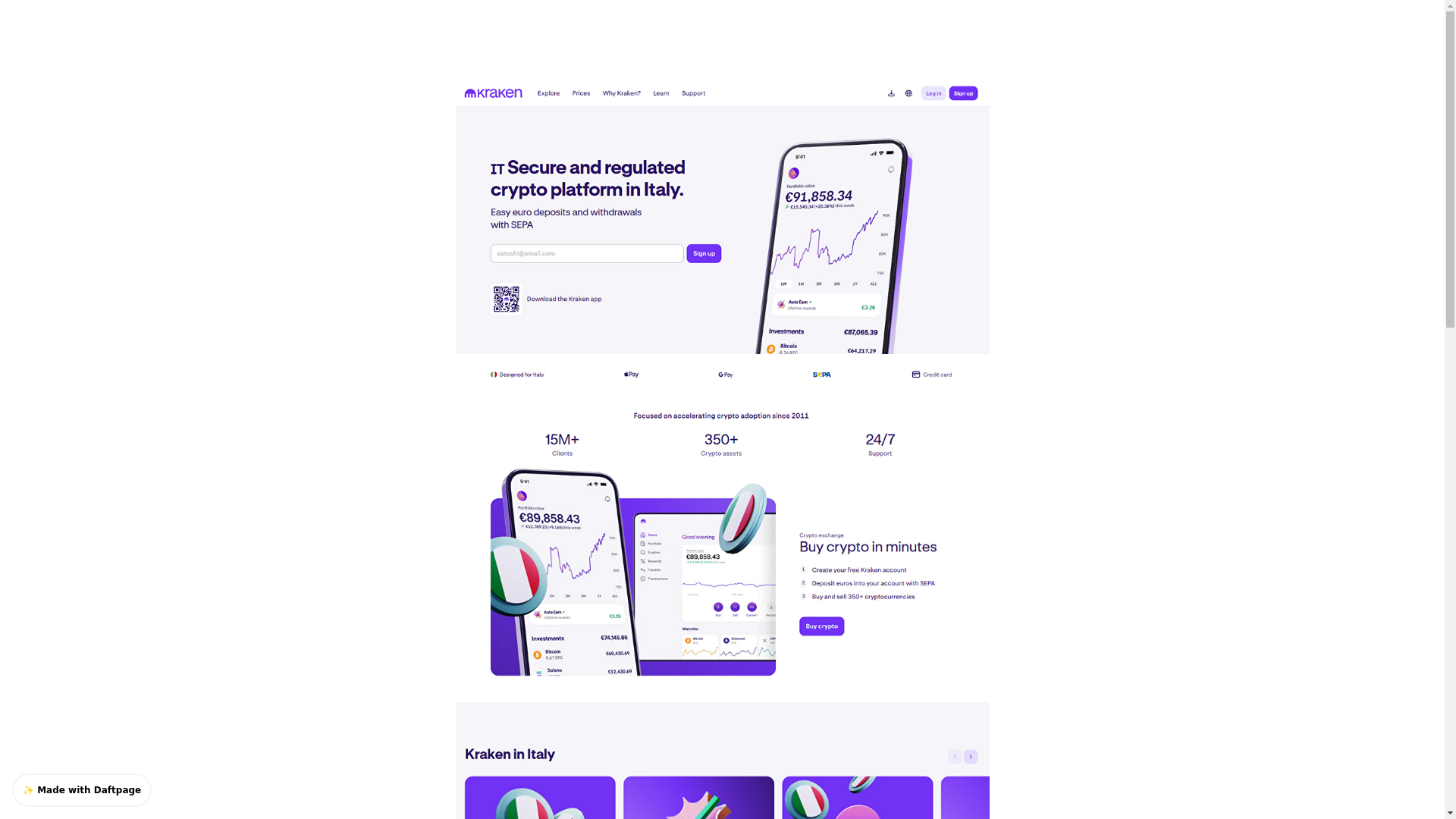 website screenshot of https://portal-krake-en-us.daftpage.com