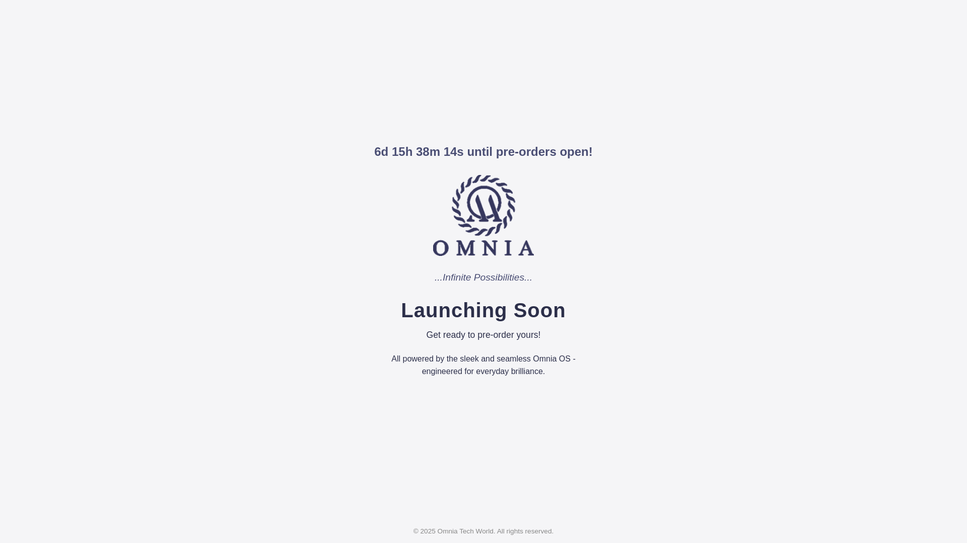 website screenshot of https://omniatechworld.com/