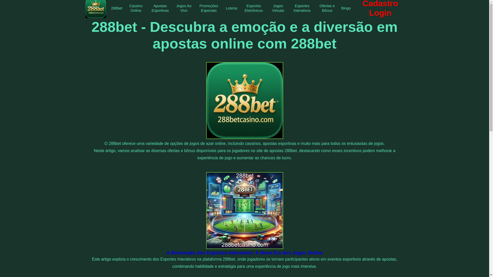 website screenshot of https://288betcasino.com/