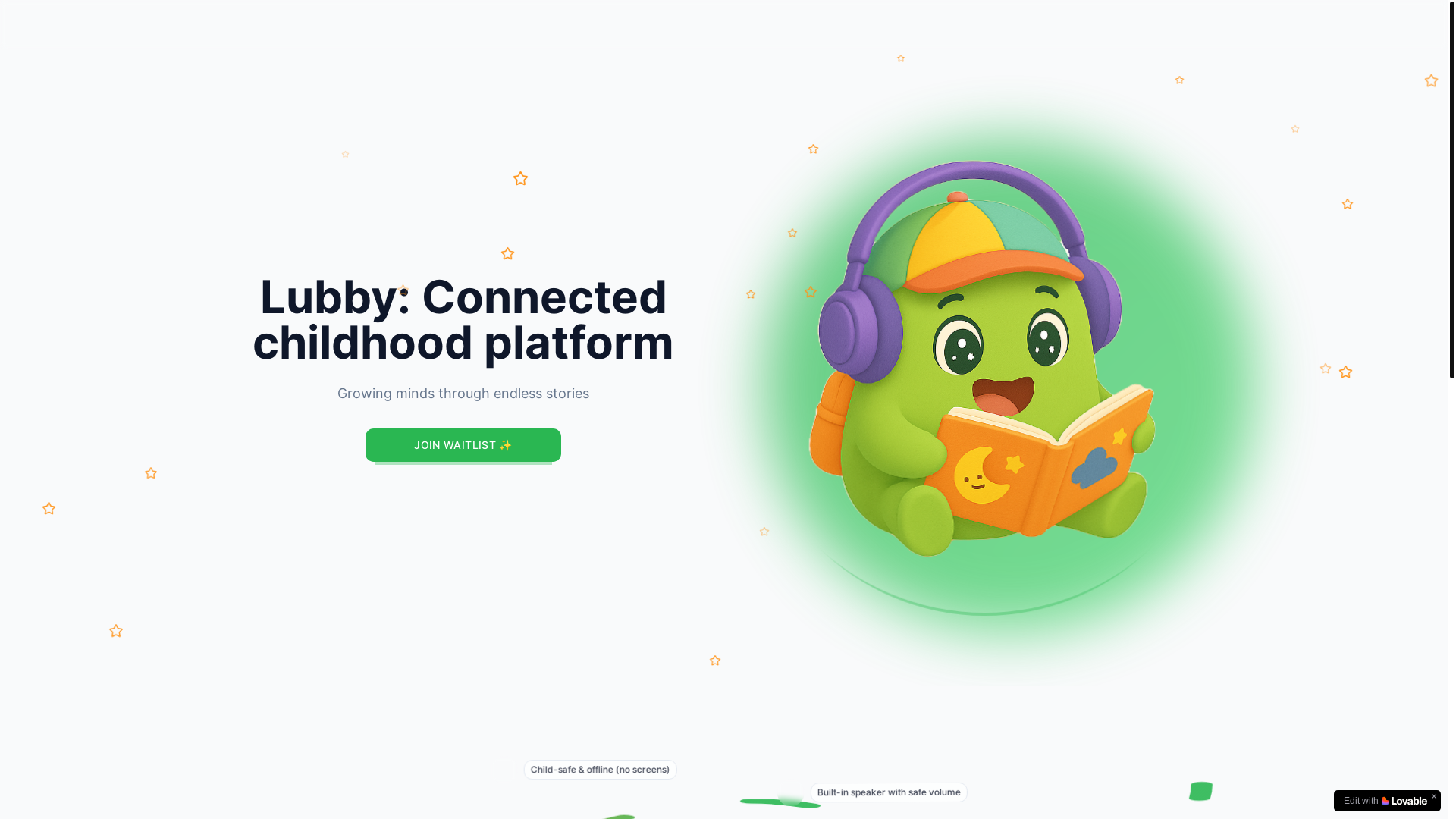 website screenshot of https://lubbyandme.com/