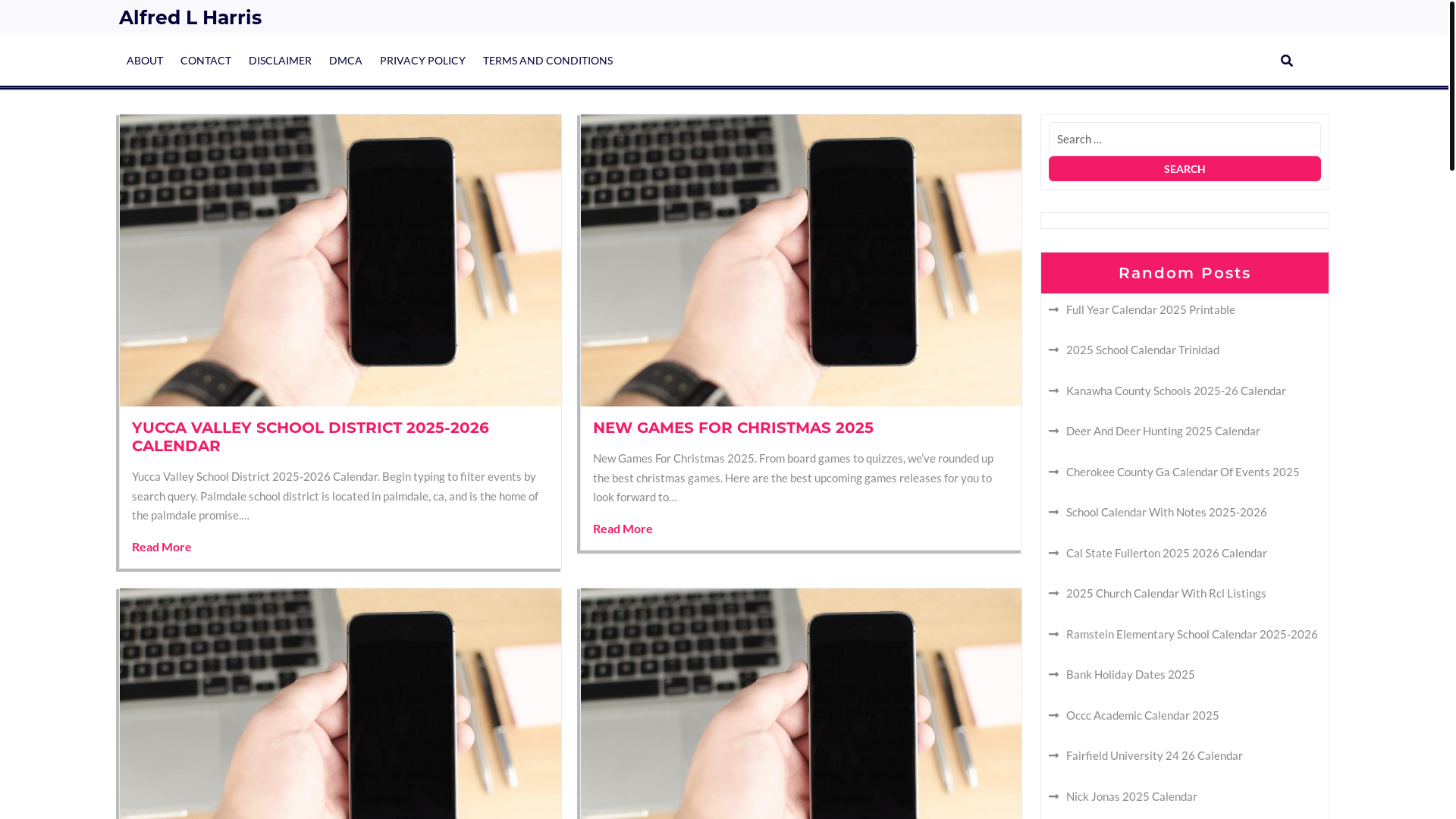 website screenshot of https://alfredlharriss.pages.dev/