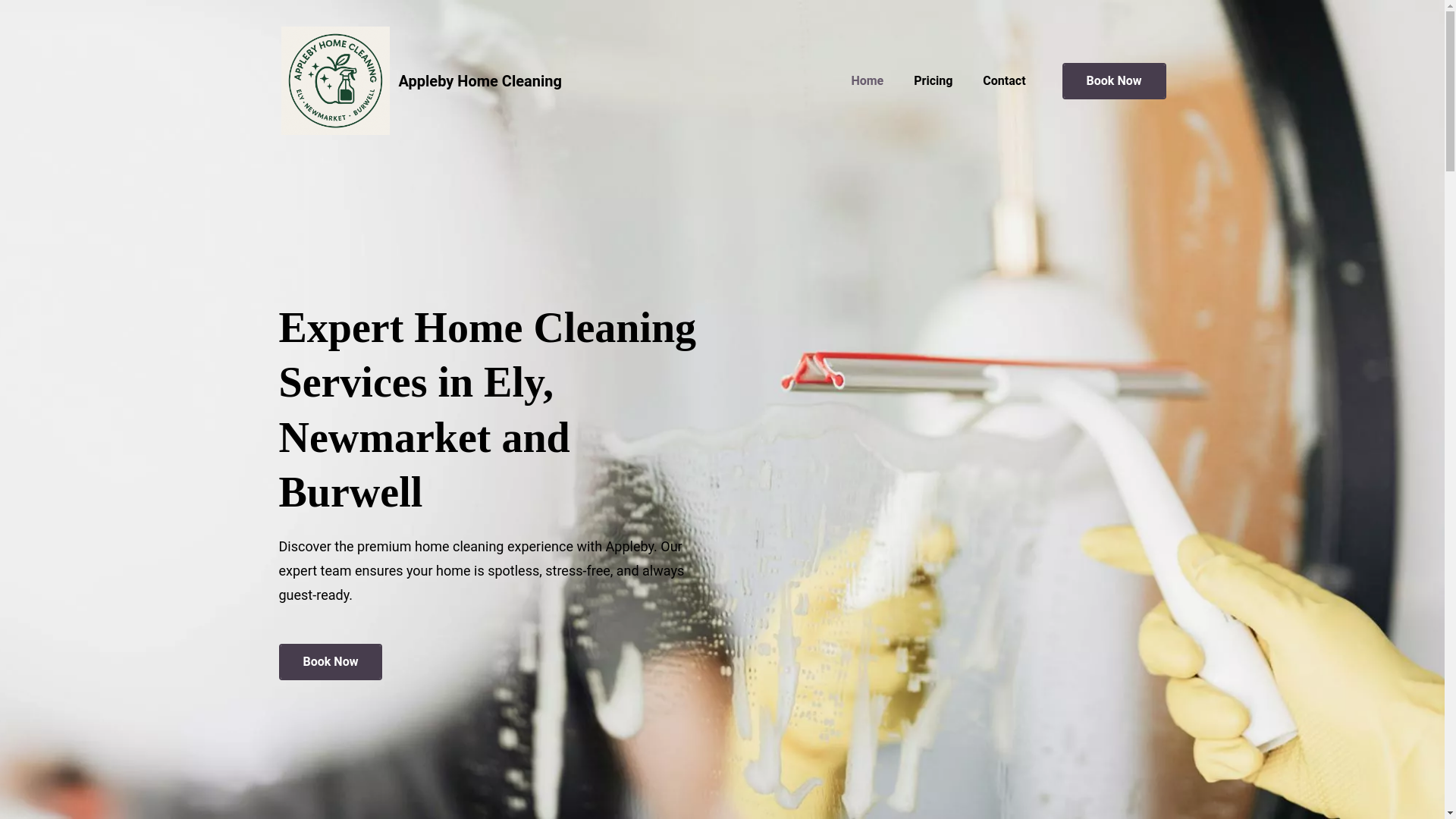 website screenshot of https://applebyhomecleaning.co.uk/