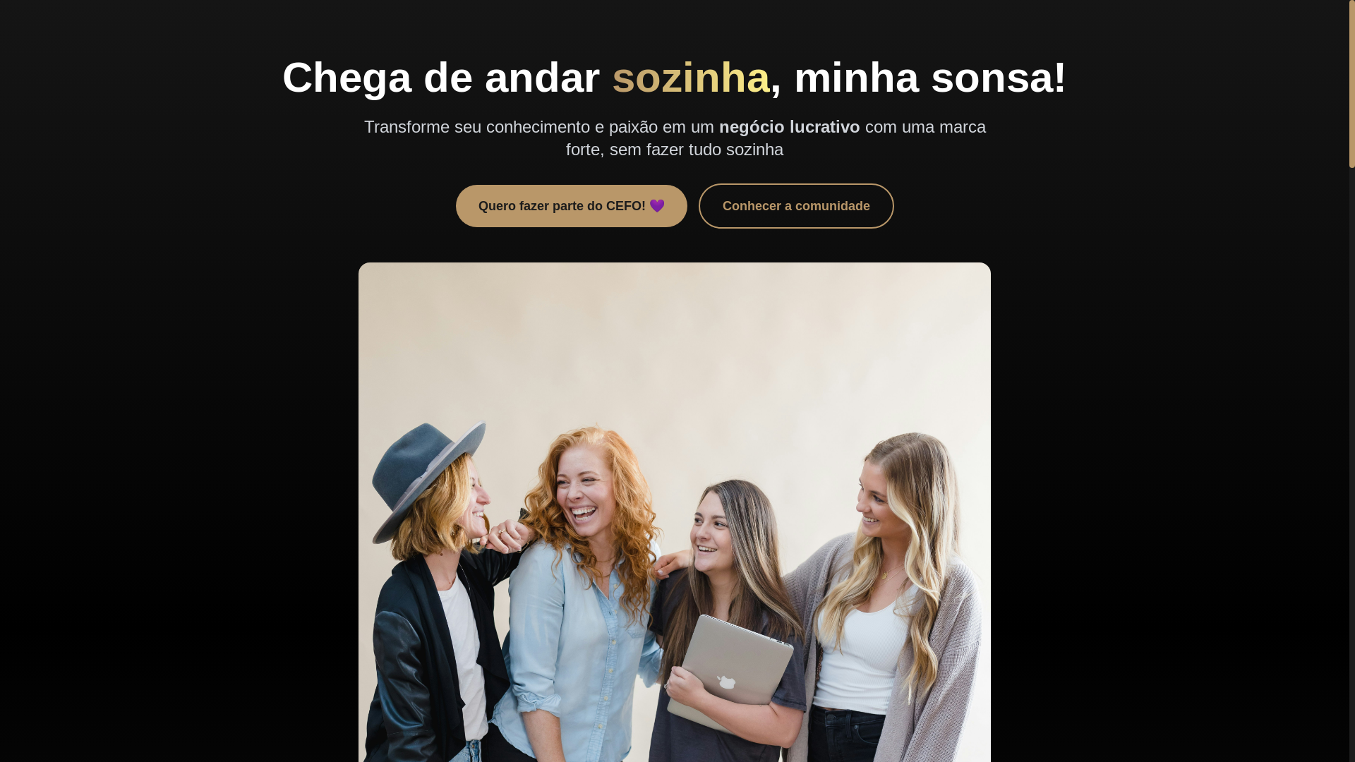 website screenshot of https://cefo.me/