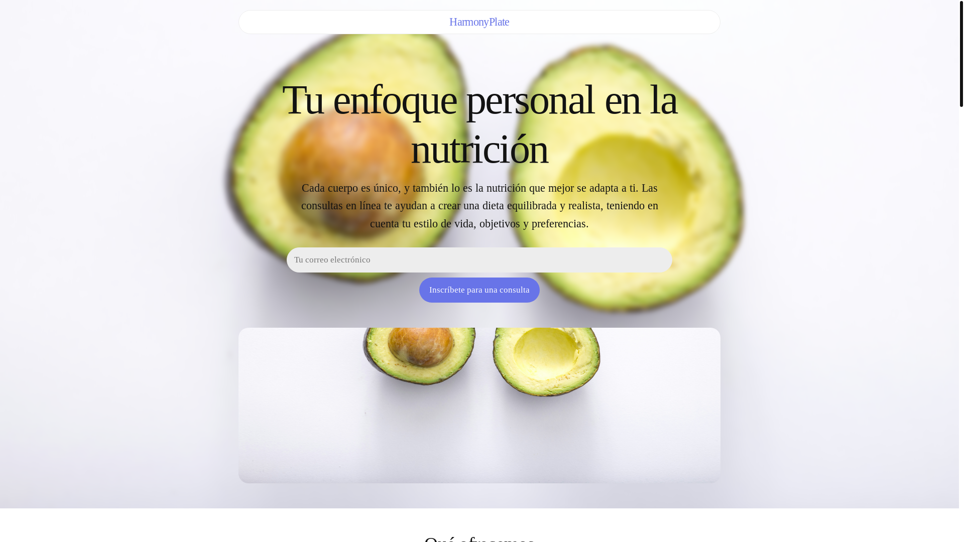 website screenshot of https://harmonyplatepro.com/