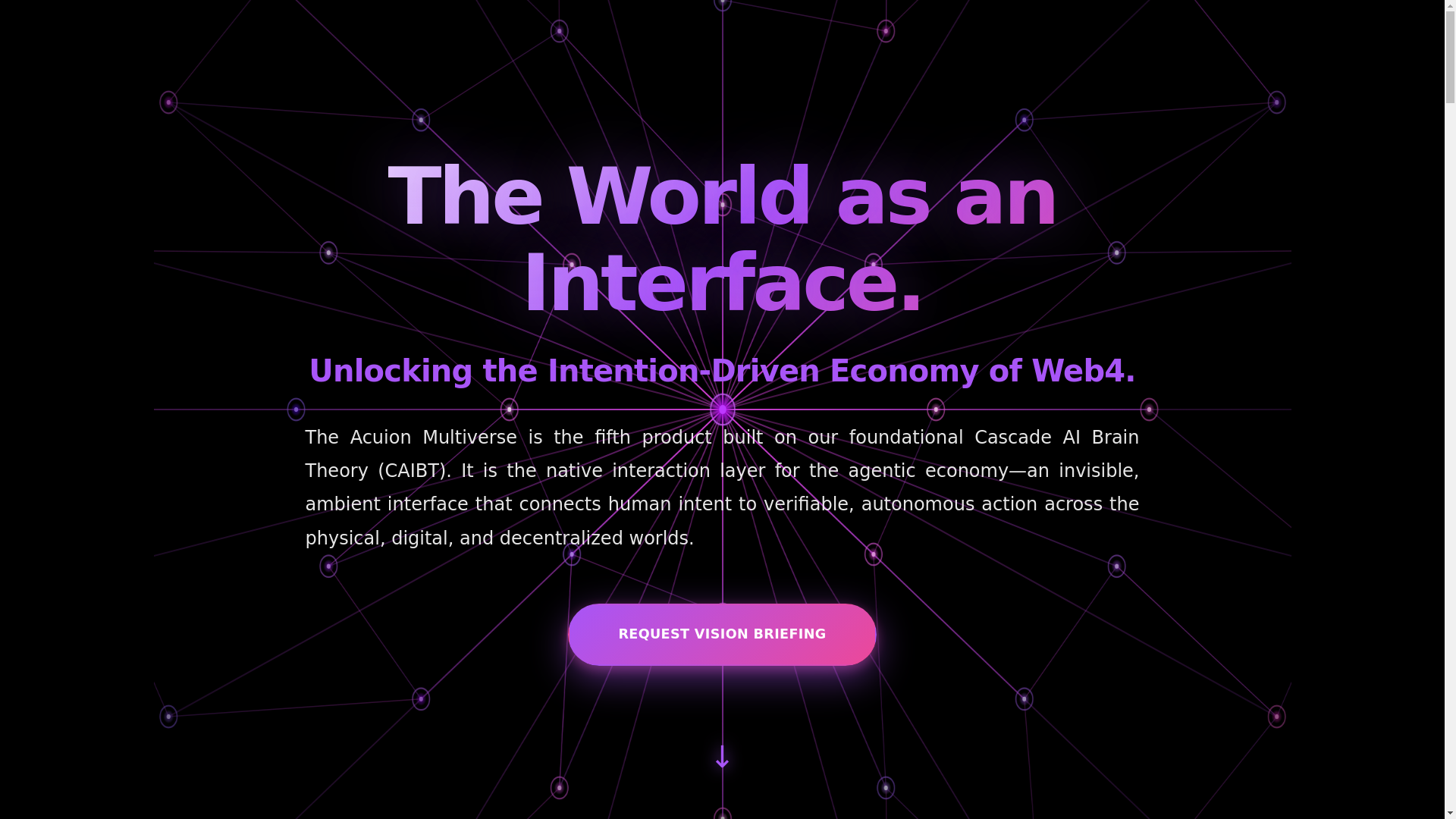website screenshot of https://acuion-multiverse.pages.dev/