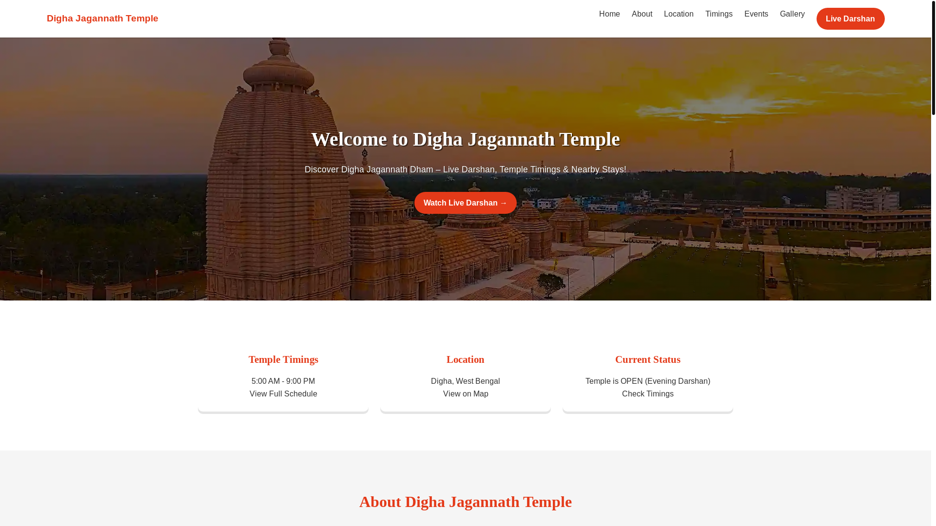 website screenshot of https://digha-jagannath.pages.dev/