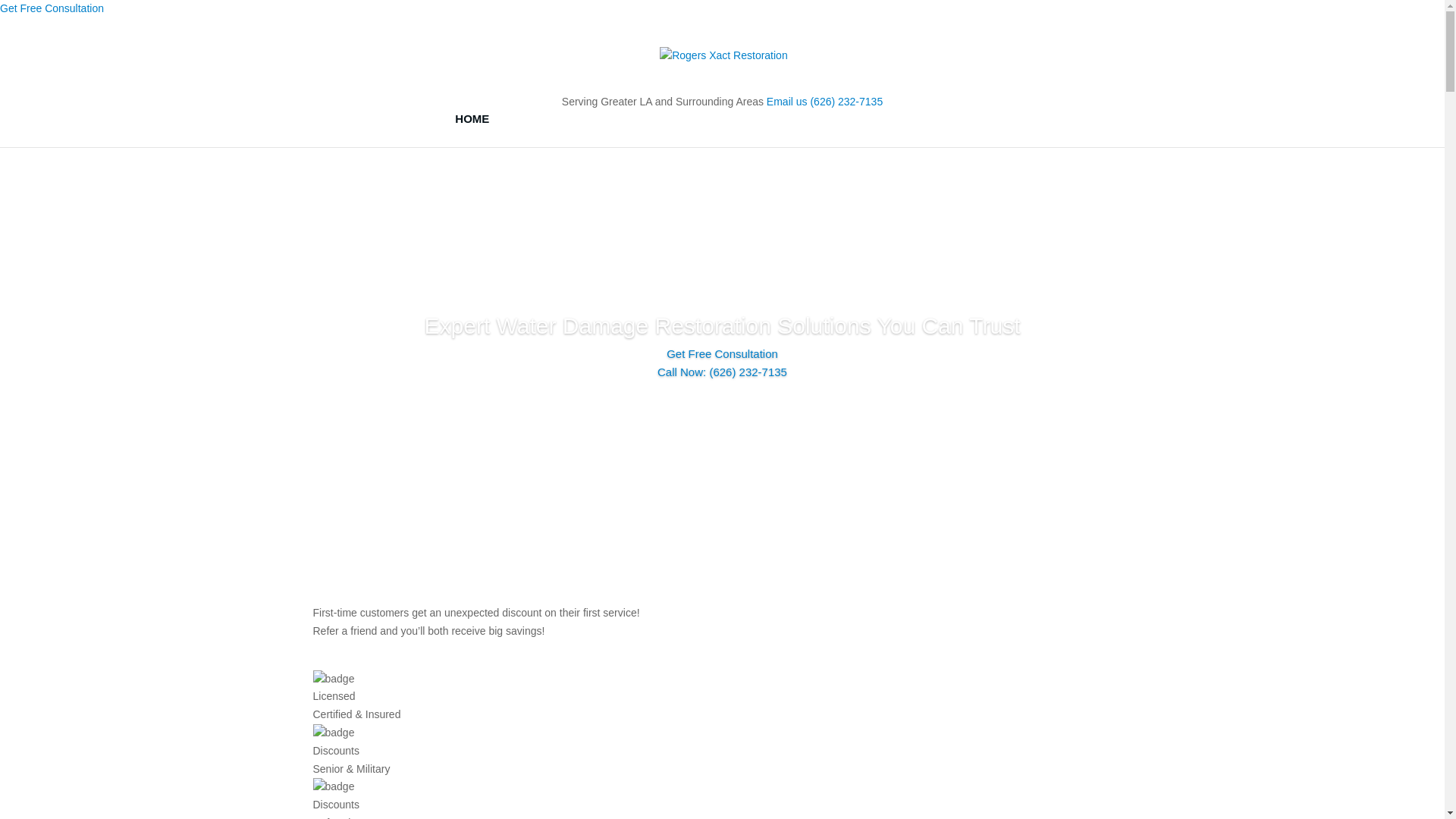 website screenshot of https://rogersexactrestoration.com/