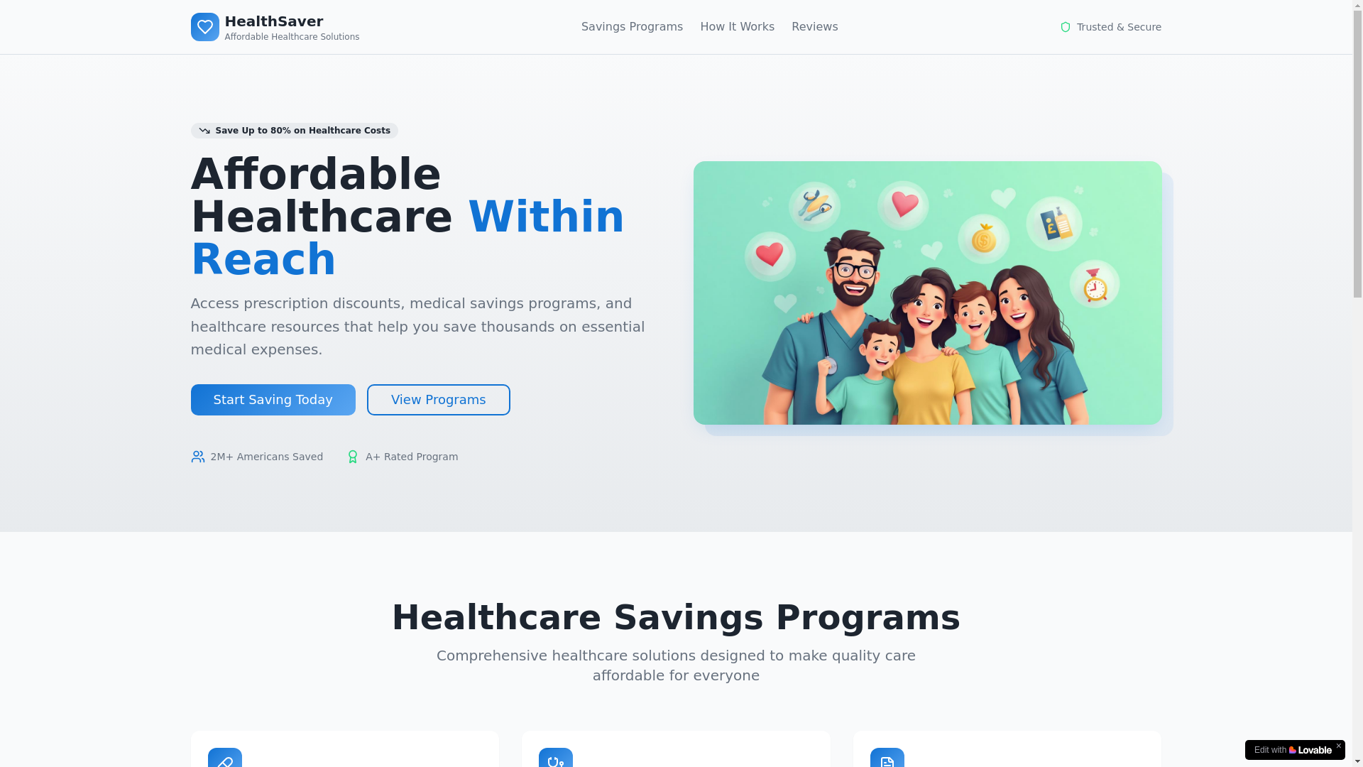website screenshot of https://healthpay.store/
