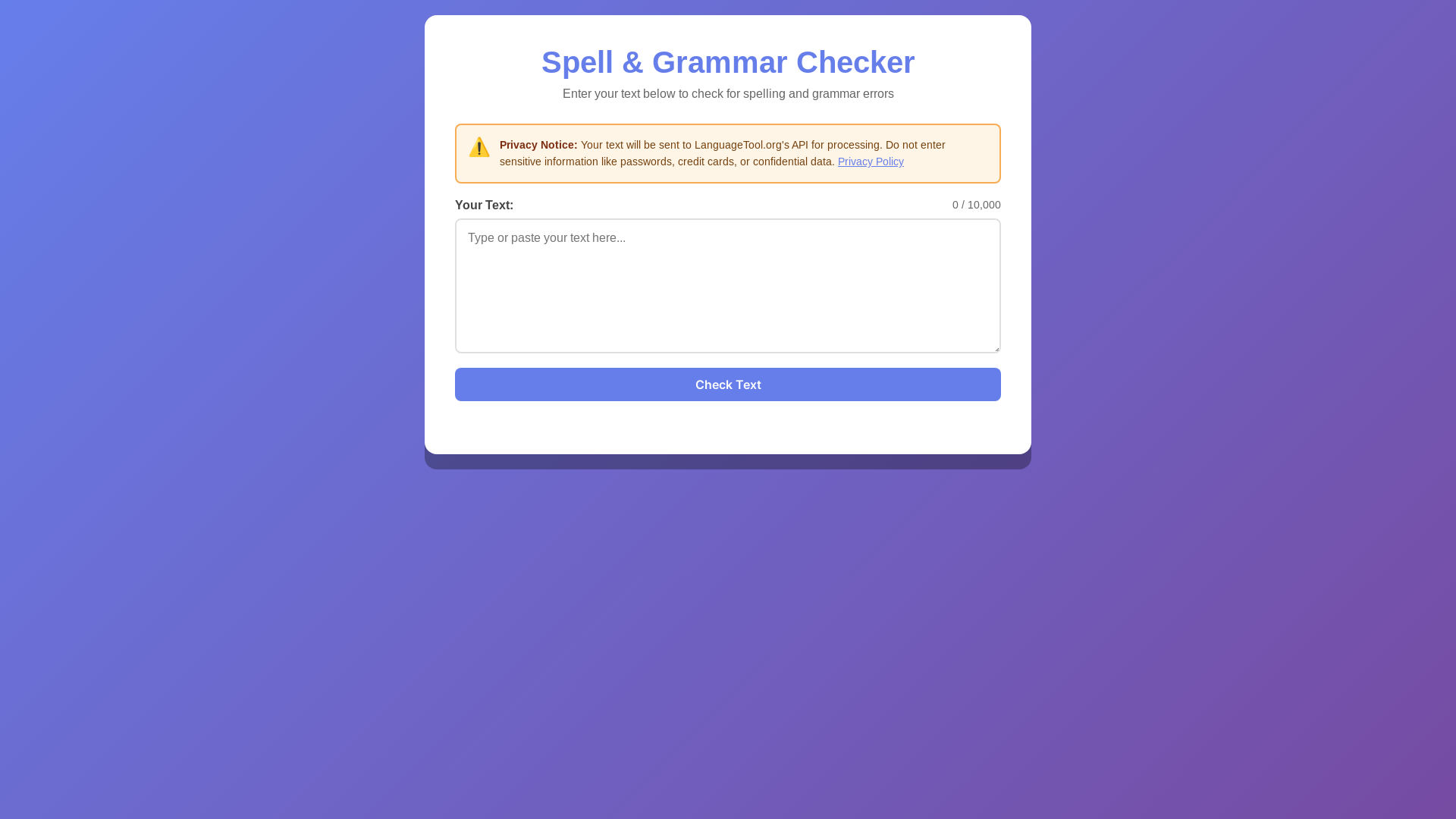 website screenshot of https://my-spell-check.pages.dev/