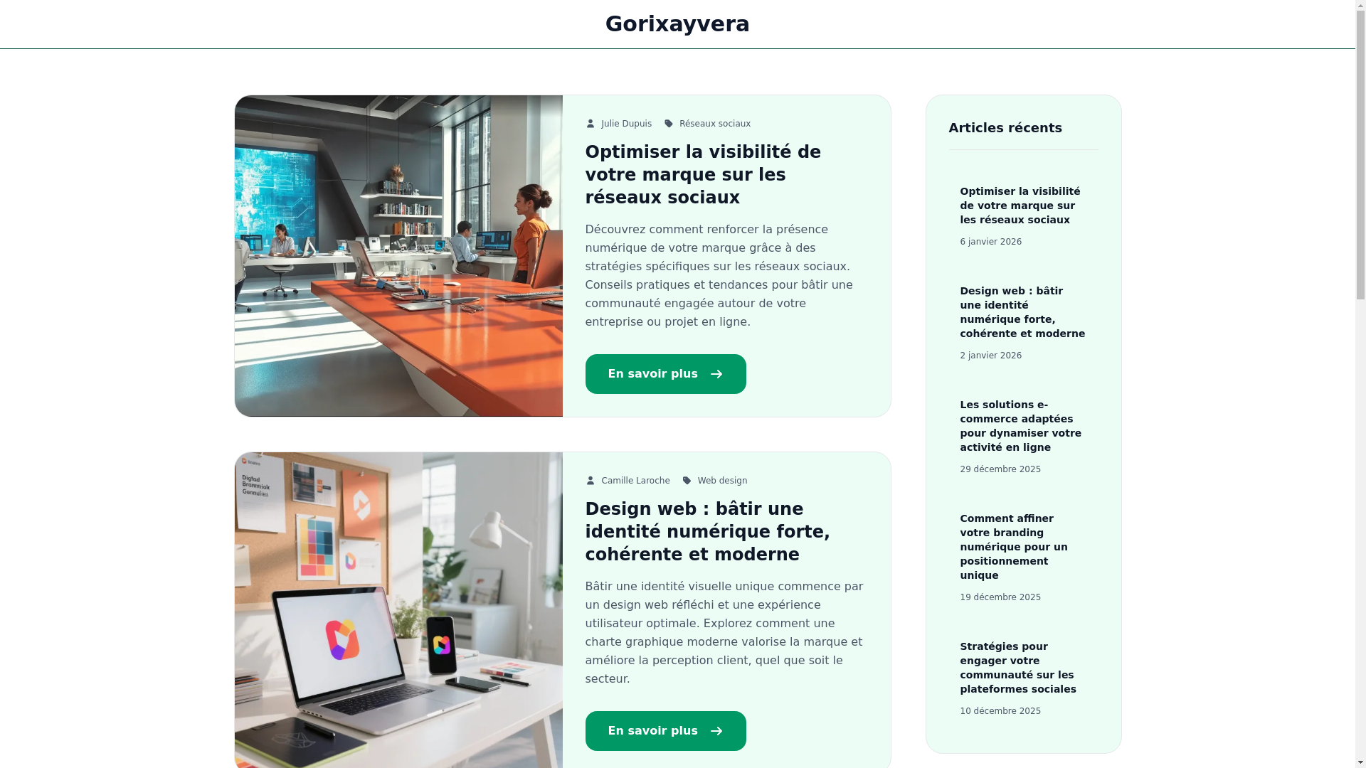 website screenshot of https://gorixayvera.org/