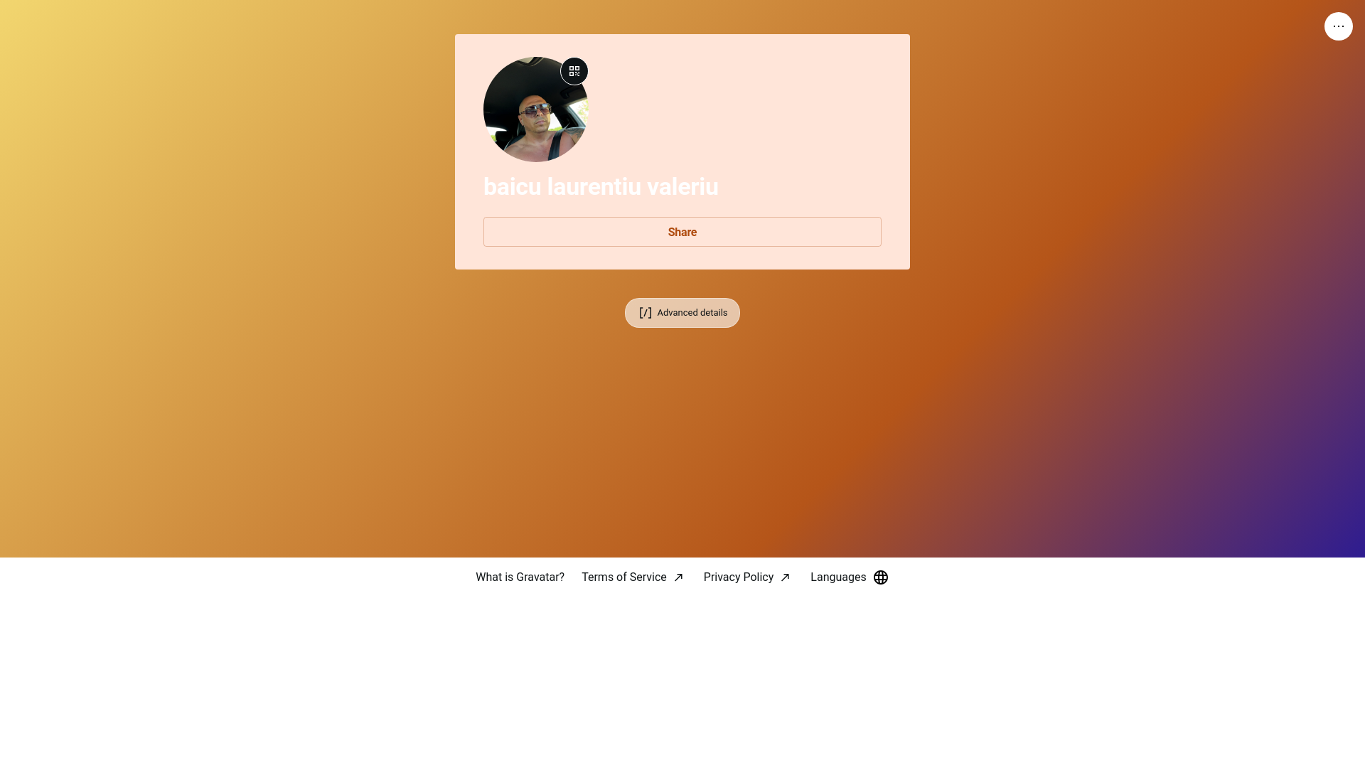 website screenshot of https://baiculaurentiuvaleriu.link/