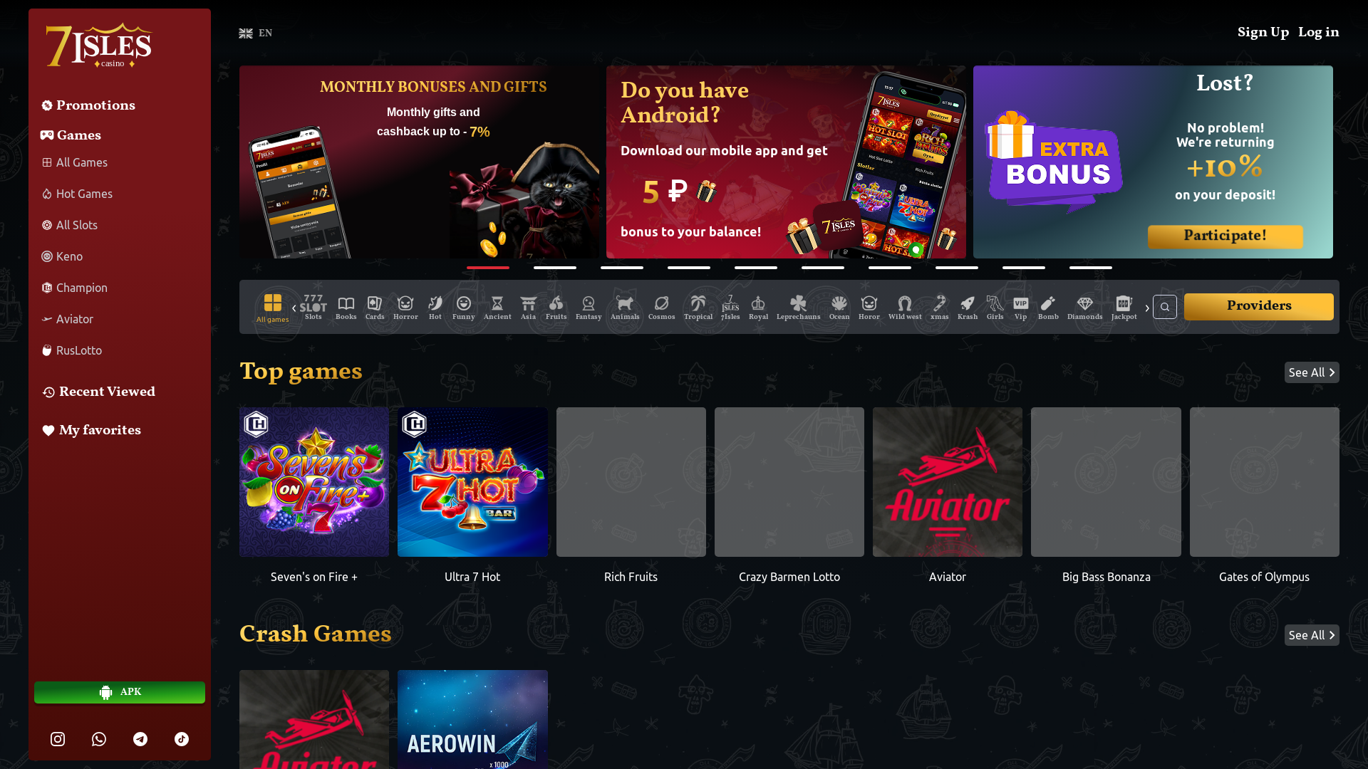 website screenshot of https://cmx7islandsn.space/