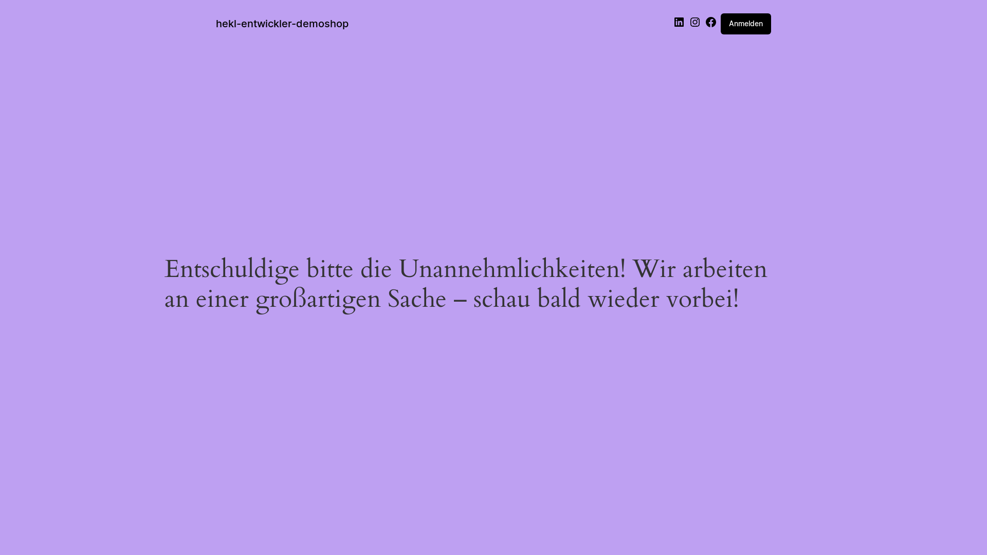 website screenshot of https://hekl-shop.de/